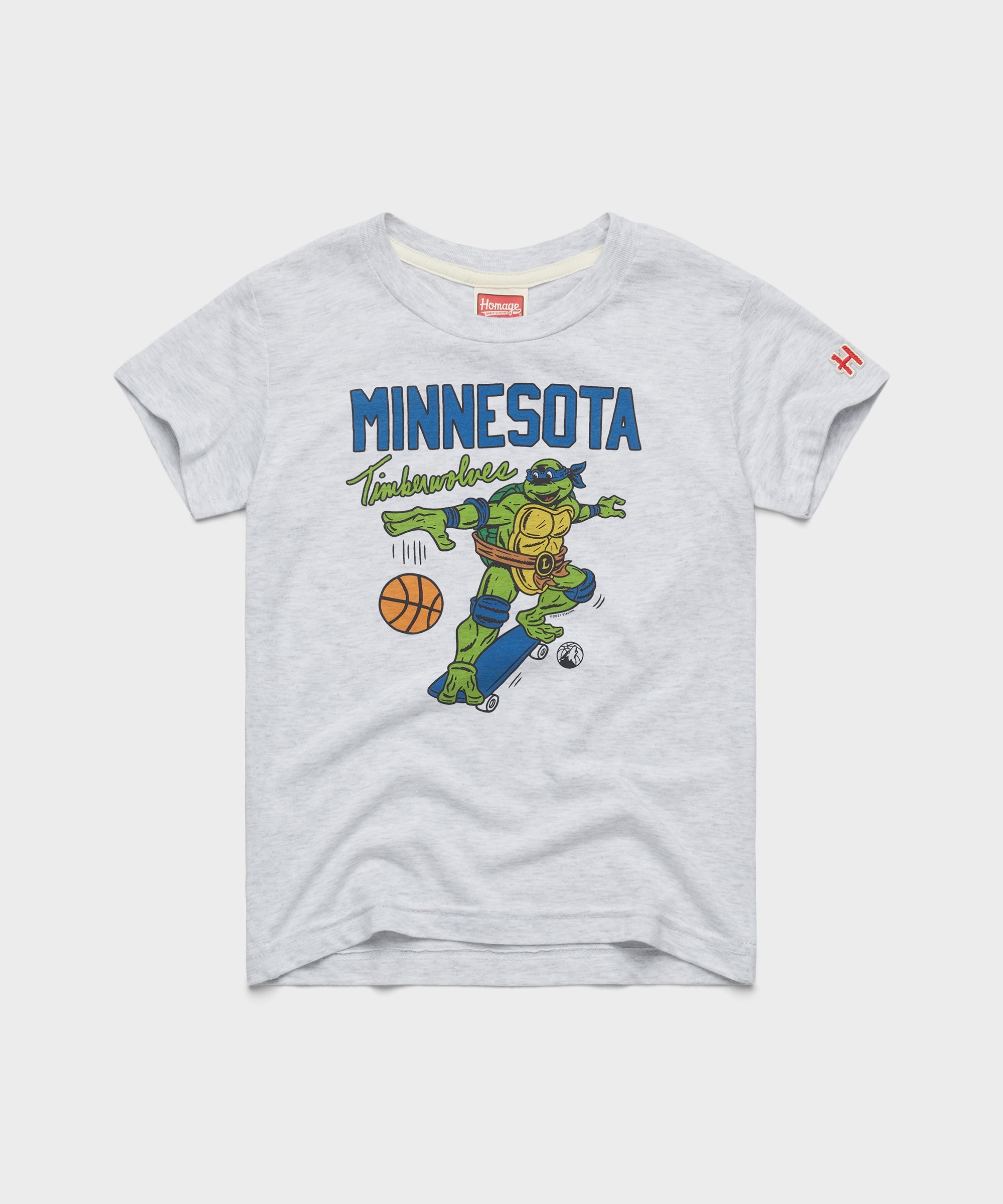 Youth TMNT Leonardo x Minnesota Timberwolves Ash