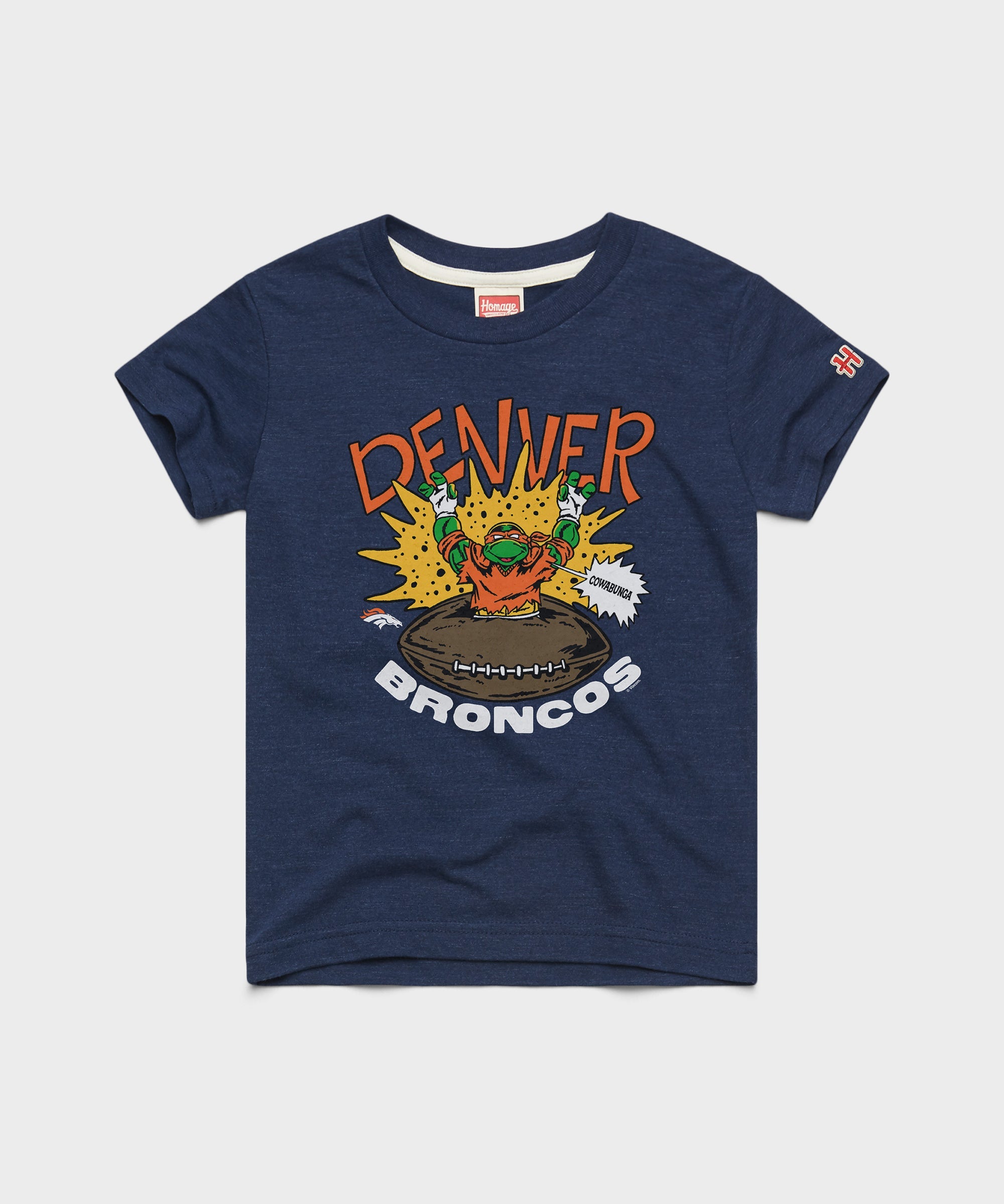 Youth TMNT Michelangelo x Denver Broncos Navy