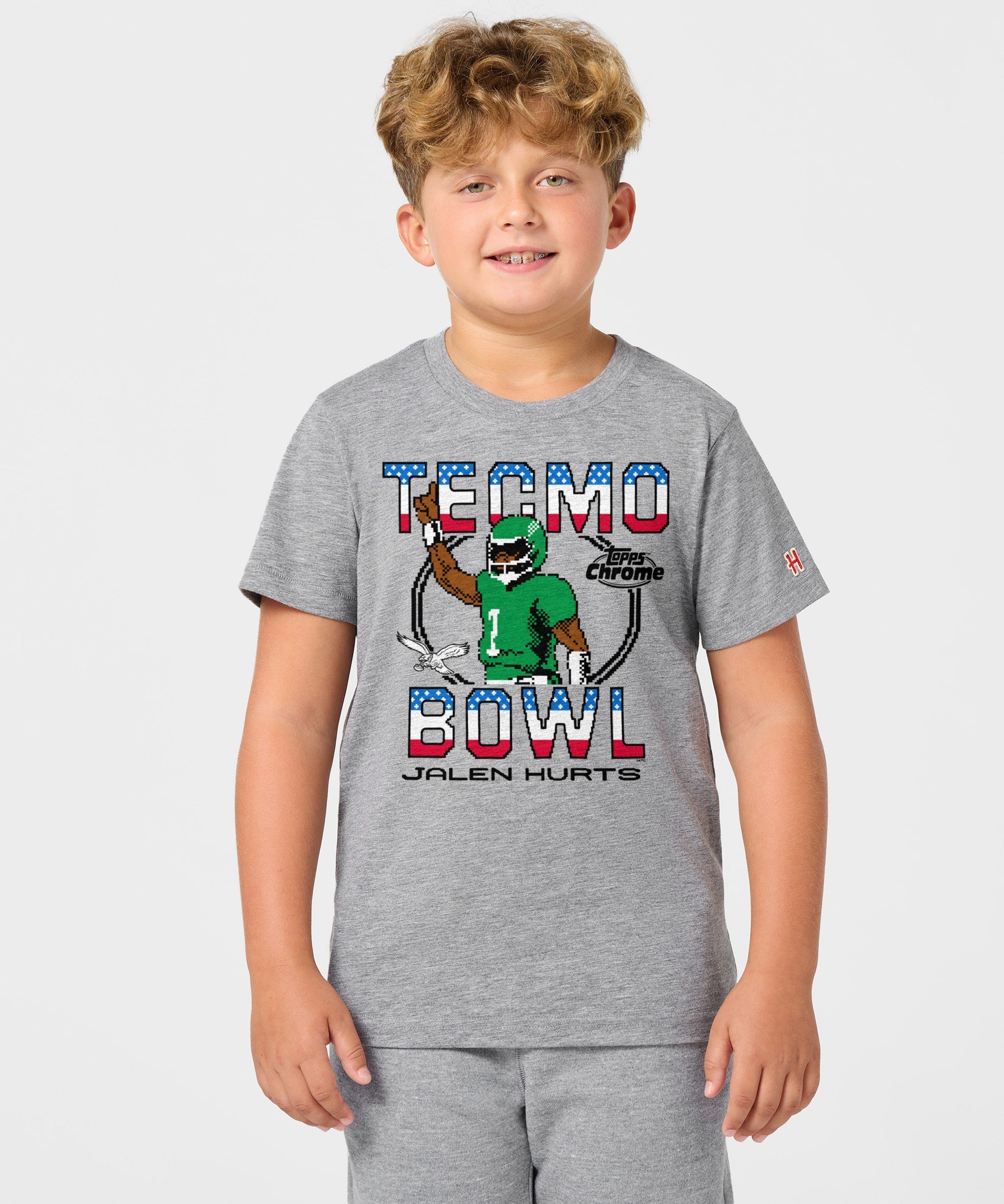 Youth Tecmo Bowl x Topps Chrome Eagles Jalen Hurts