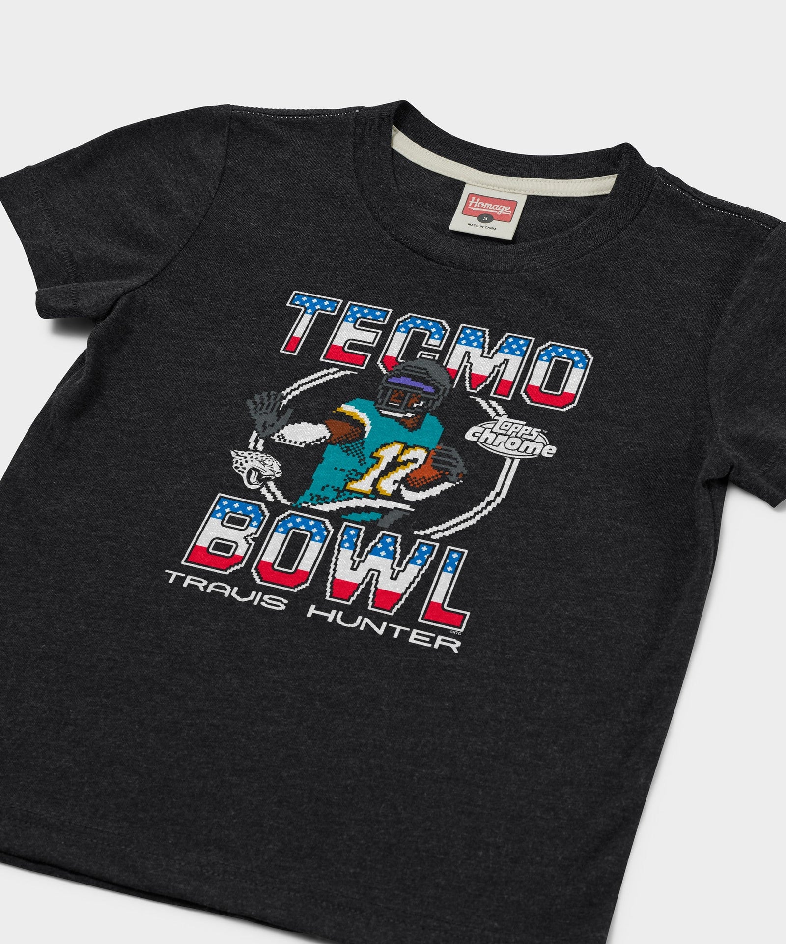 Youth Tecmo Bowl x Topps Chrome Jaguars Travis Hunter