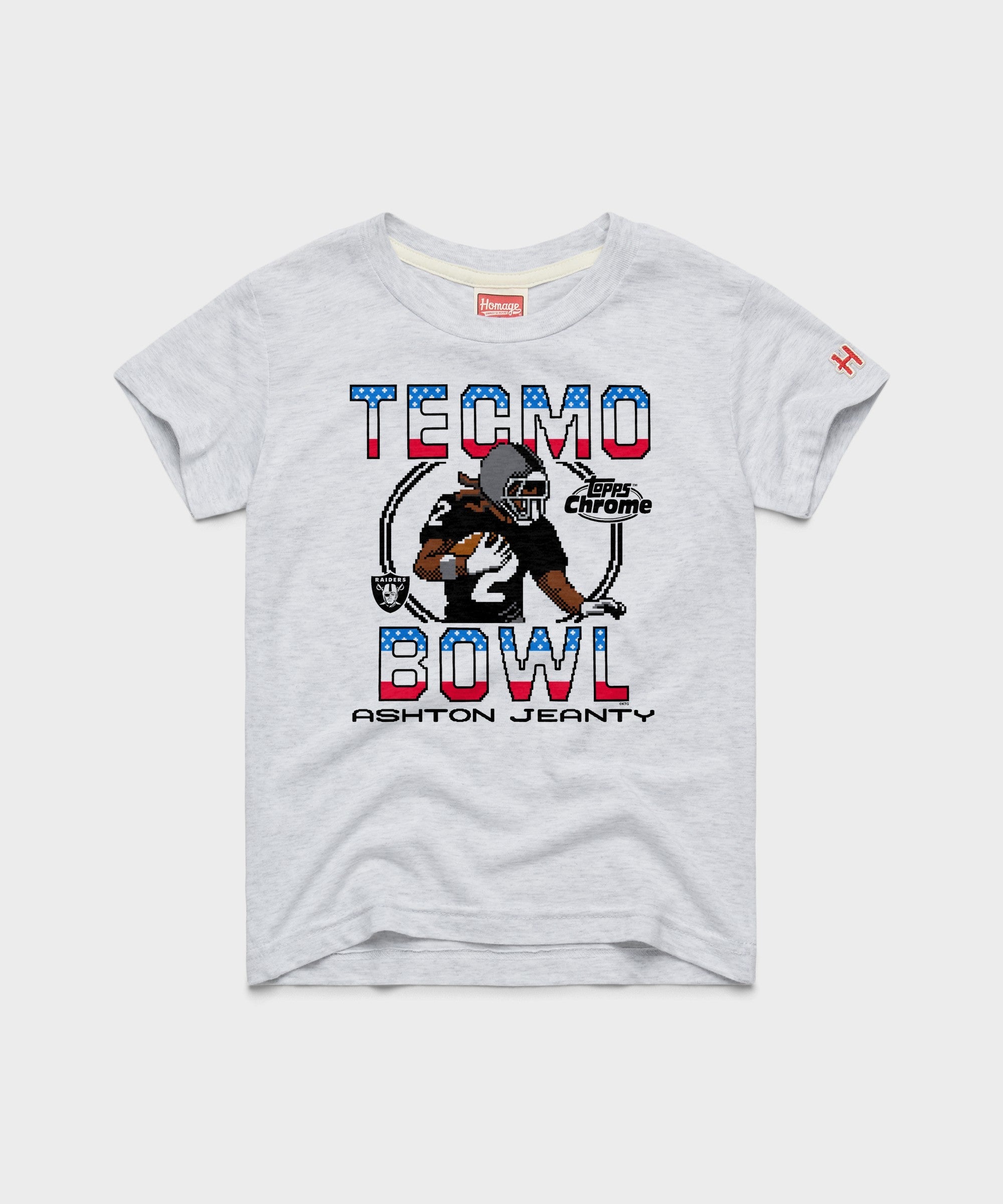 Youth Tecmo Bowl x Topps Chrome Raiders Ashton Jeanty
