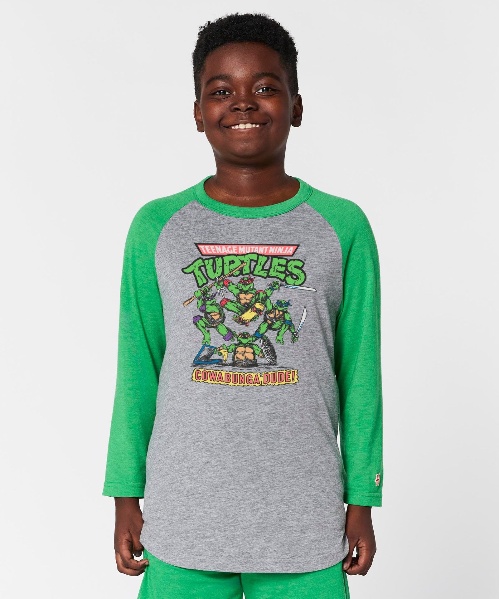 Youth Teenage Mutant Ninja Turtles Cowabunga Raglan