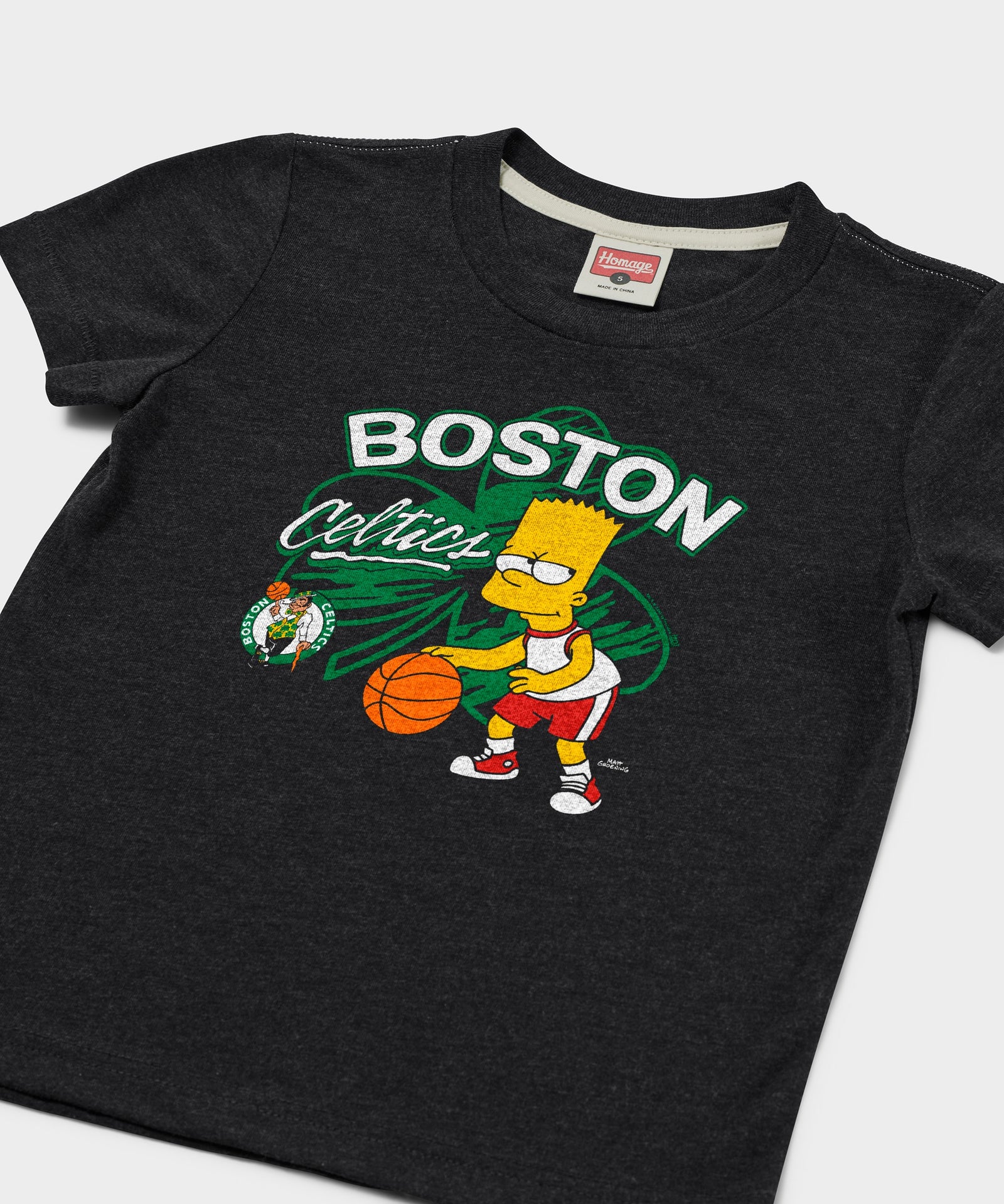 Youth The Simpsons Bart X Boston Celtics