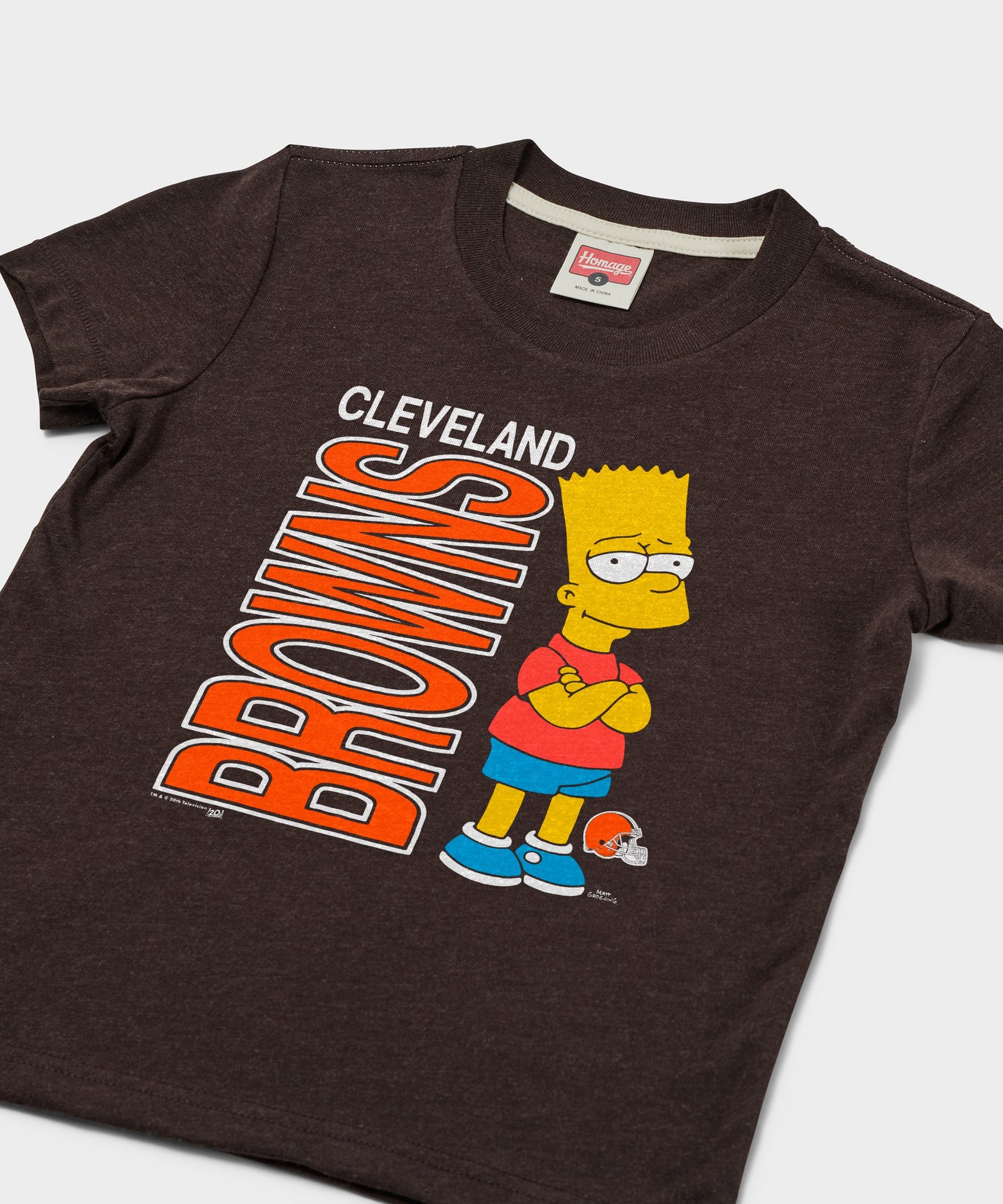 Youth The Simpsons Bart X Cleveland Browns