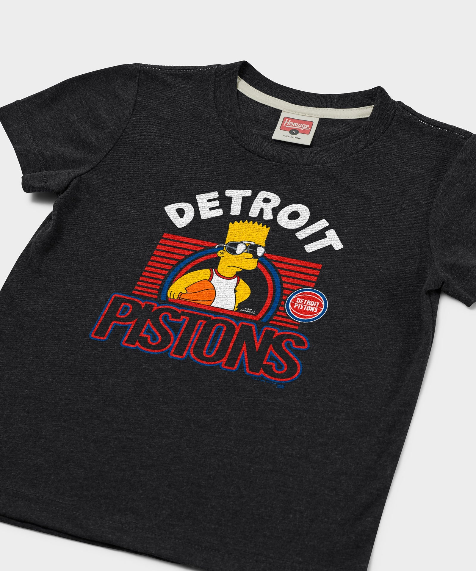 Youth The Simpsons Bart X Detroit Pistons