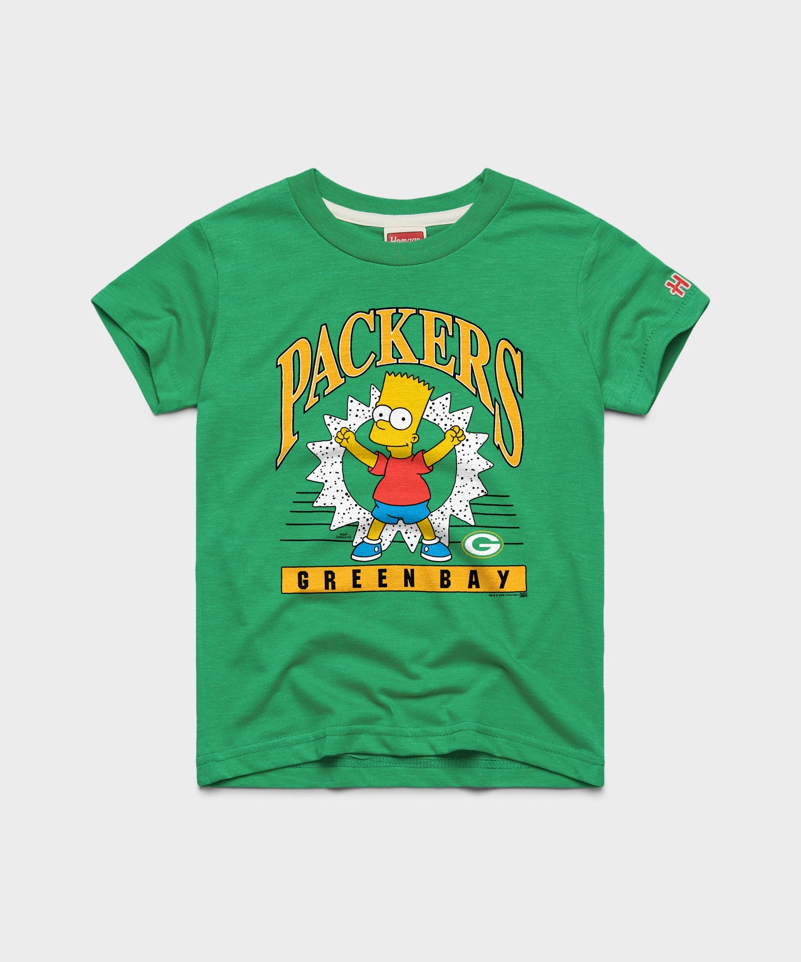 Youth The Simpsons Bart X Green Bay Packers