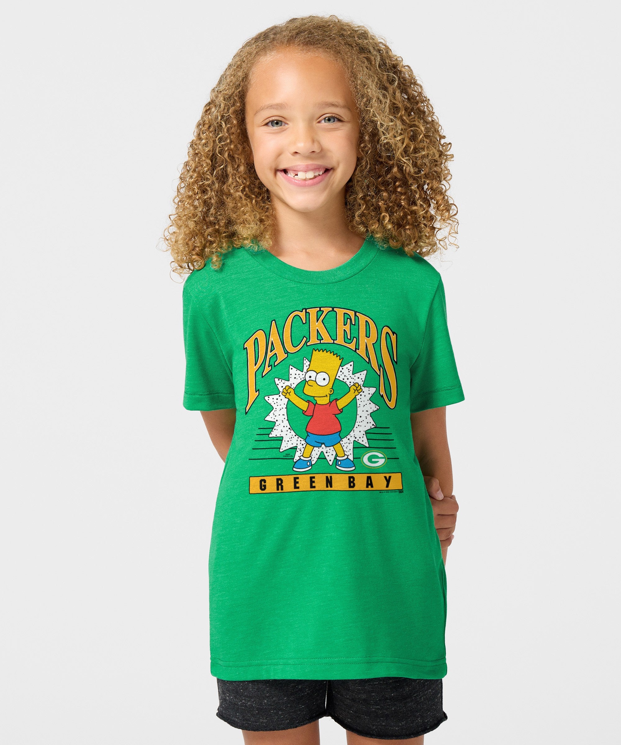 Youth The Simpsons Bart X Green Bay Packers