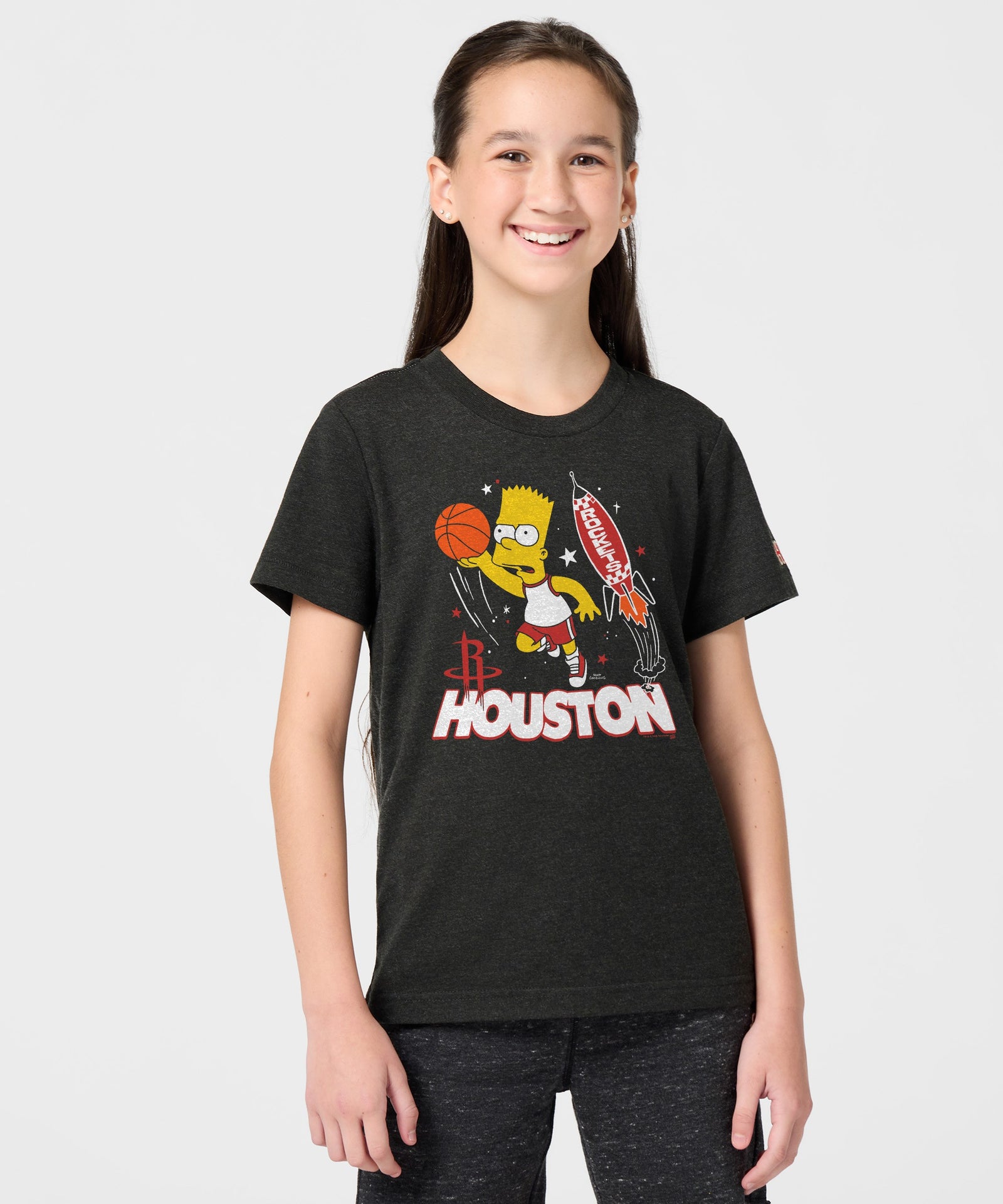 Youth The Simpsons Bart X Houston Rockets