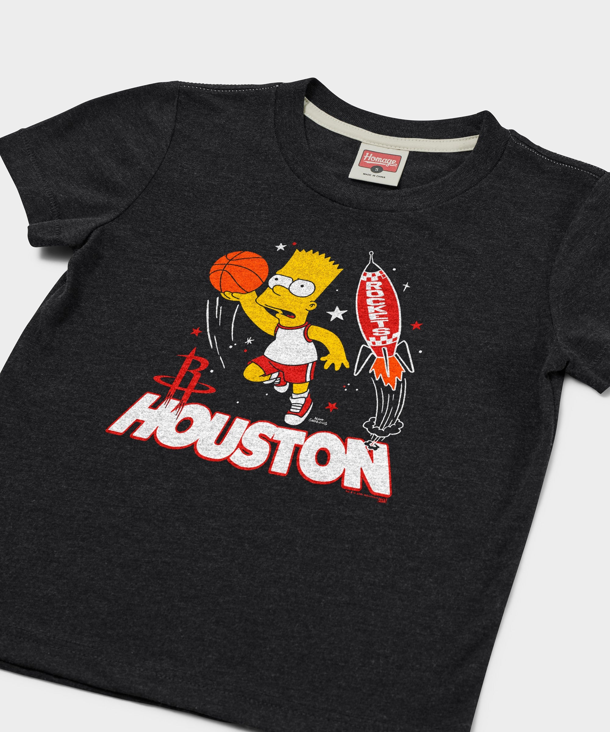 Youth The Simpsons Bart X Houston Rockets