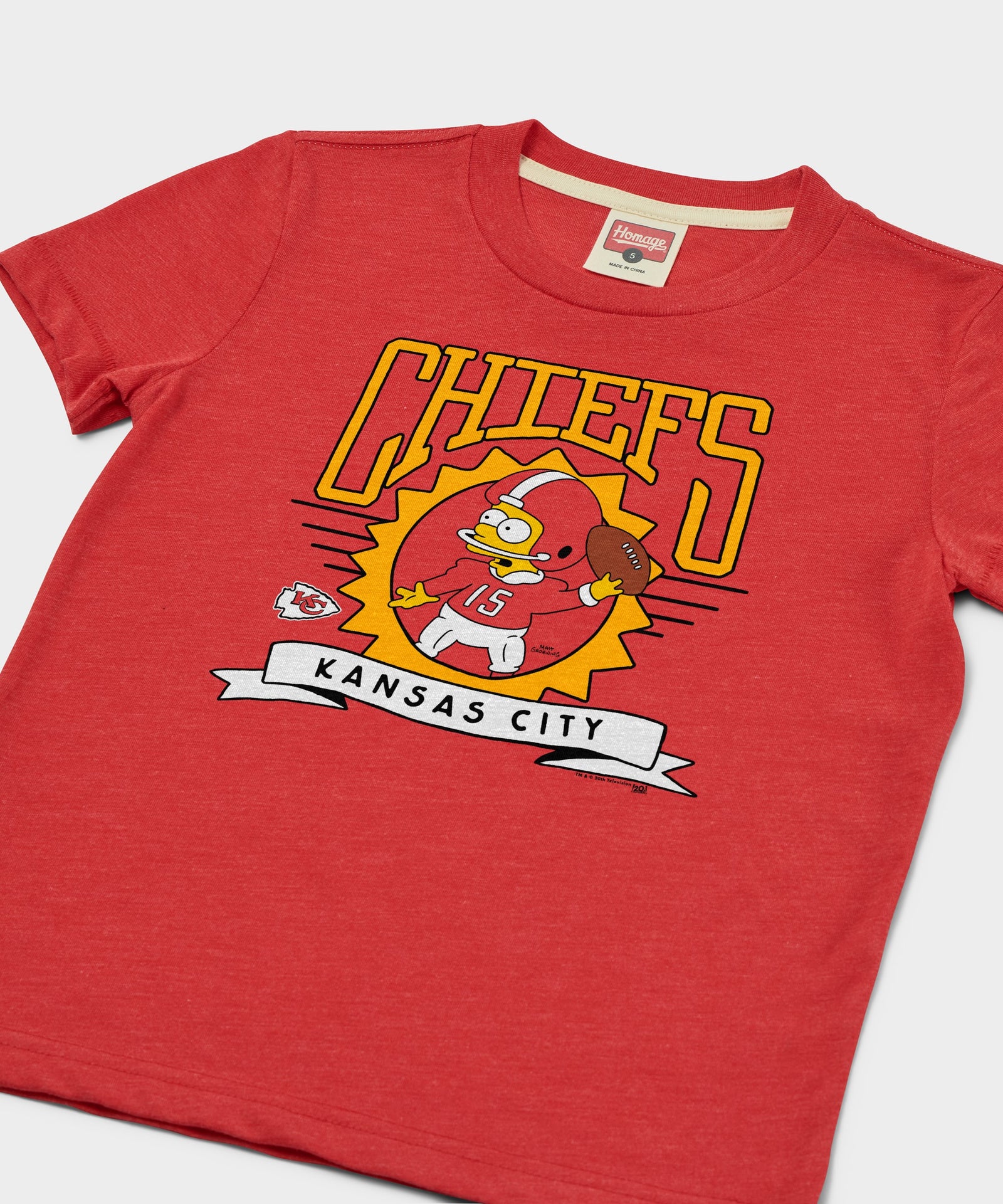 Youth The Simpsons Bart X Kansas City Chiefs