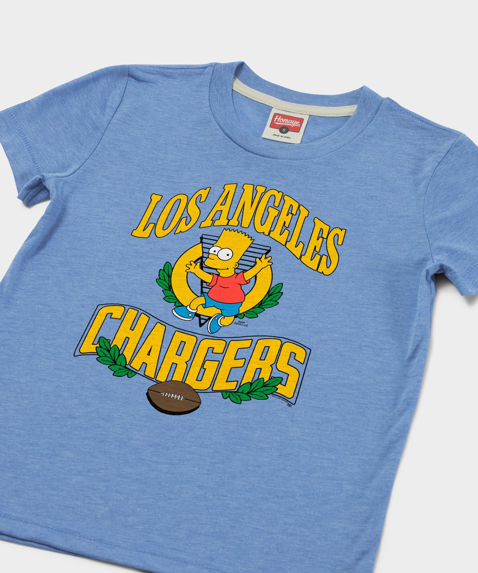 Youth The Simpsons Bart X Los Angeles Chargers
