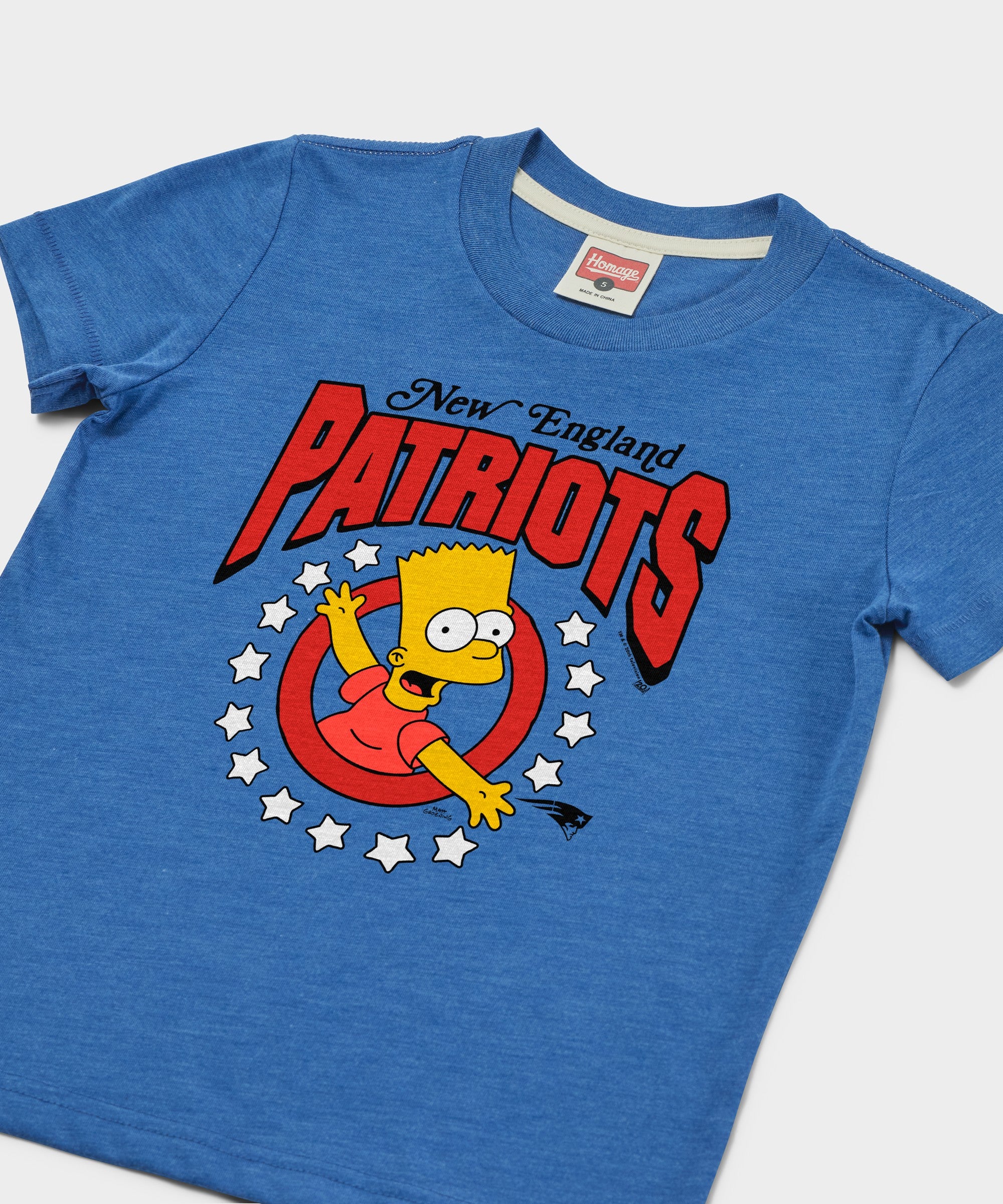 Youth The Simpsons Bart X New England Patriots