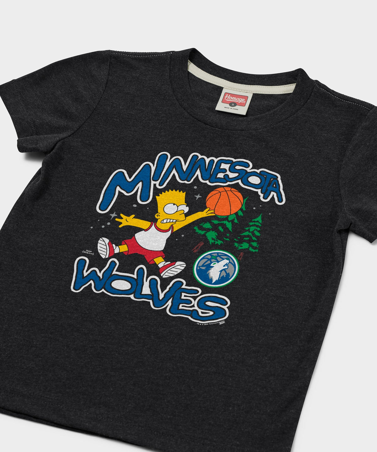 Youth The Simpsons Bart x Minnesota Timberwolves