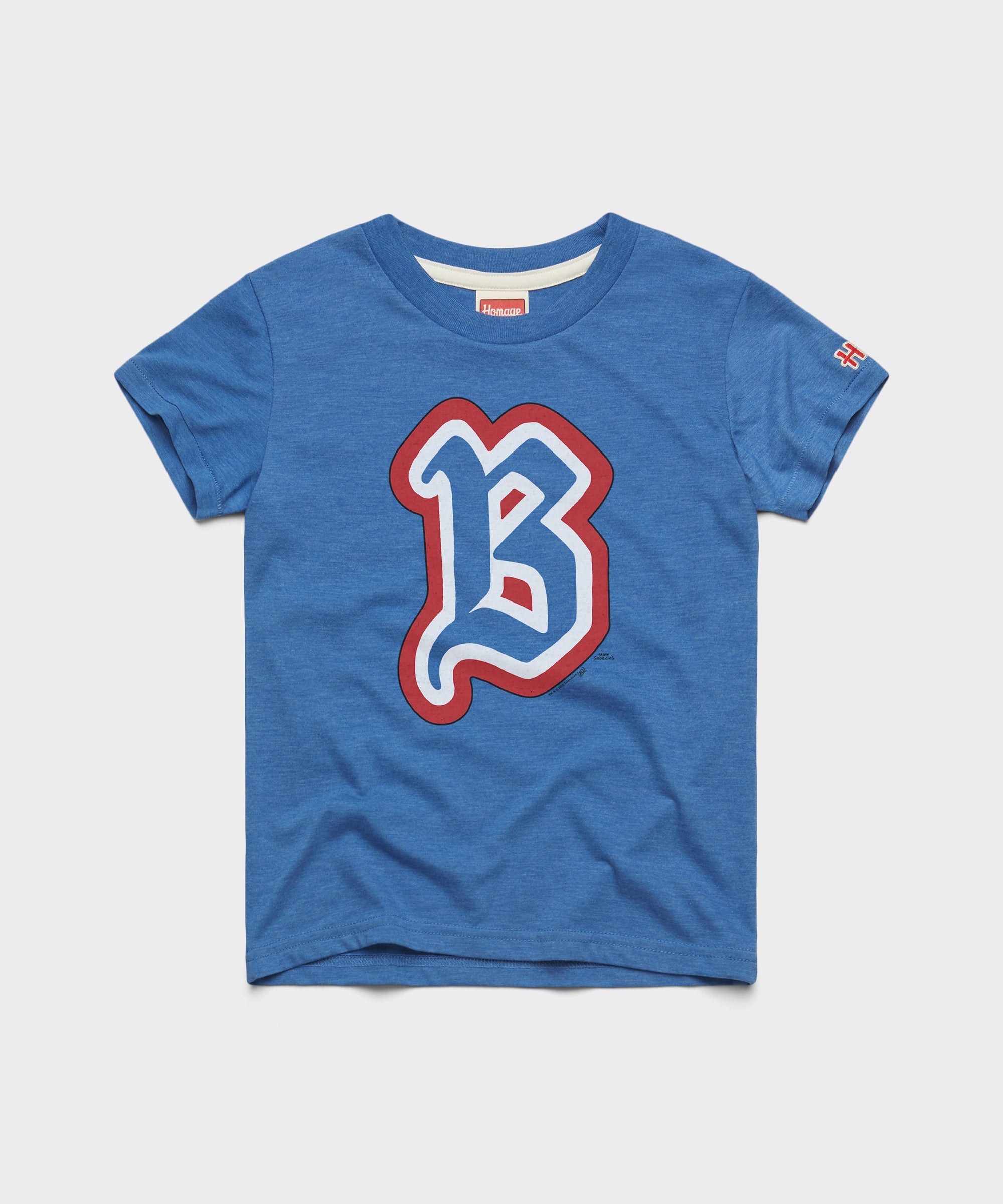 Youth The Simpsons Boston Americans Logo