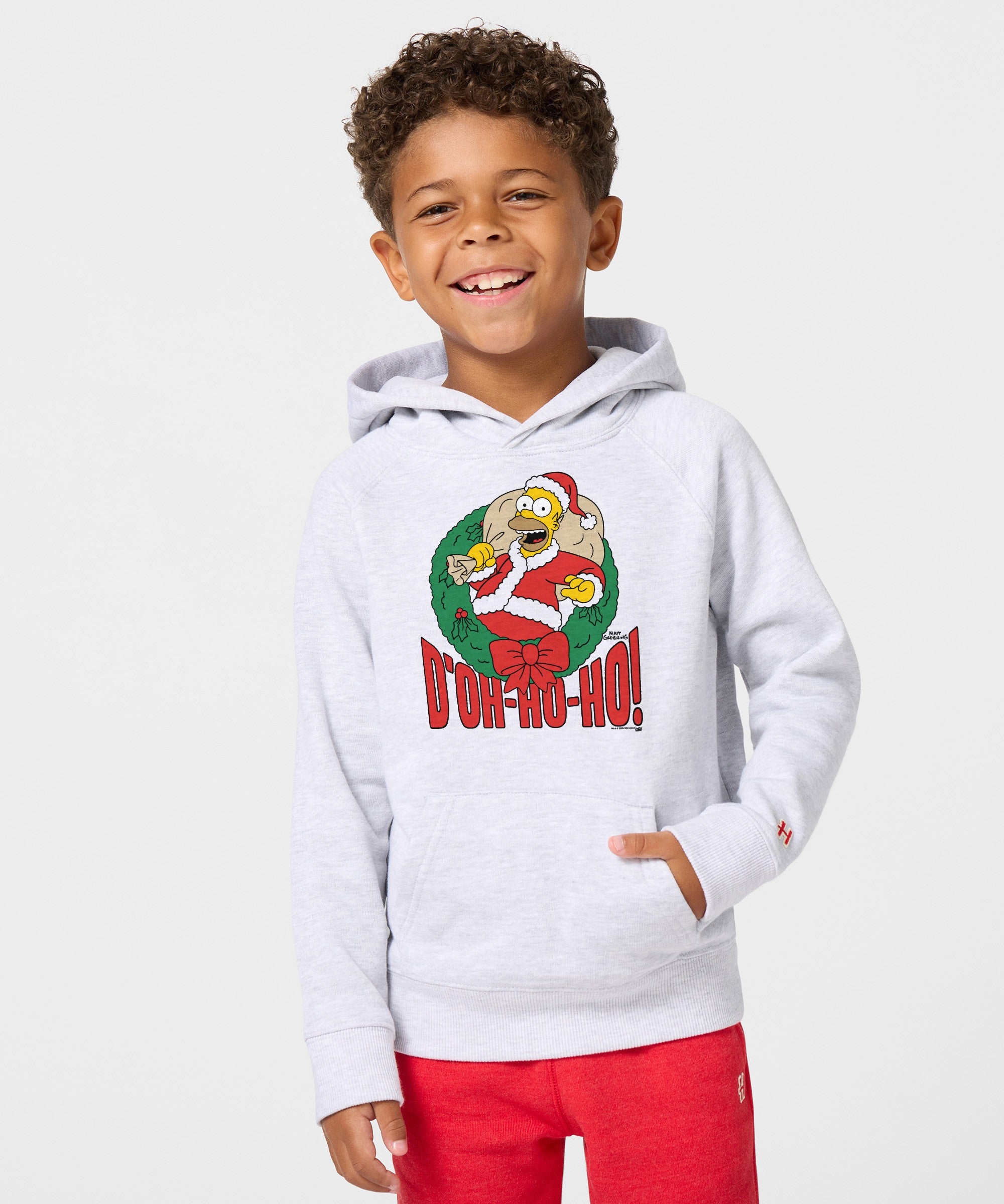 Youth The Simpsons Homer D'oh Ho Ho Hoodie