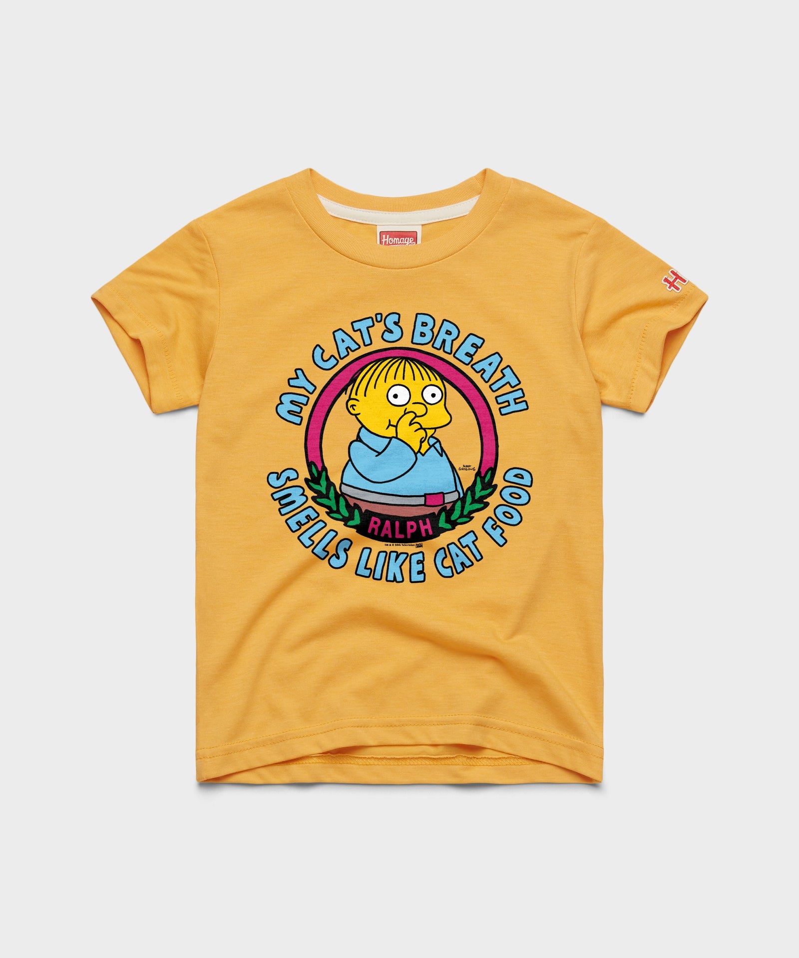 Youth The Simpsons Ralph My Cat's Breath Smells Like Cat Food