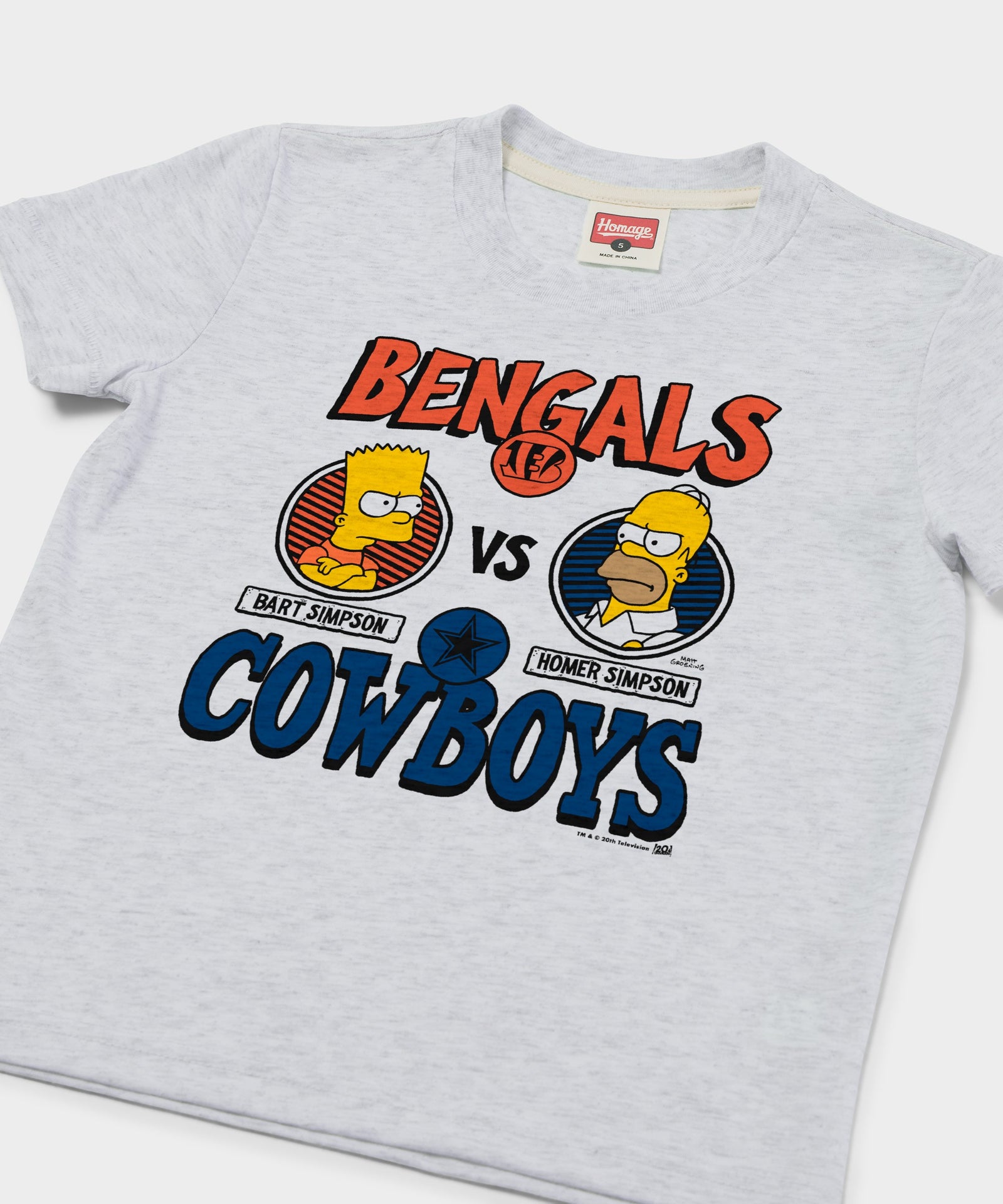 Youth The Simpsons X Bengals Vs Cowboys
