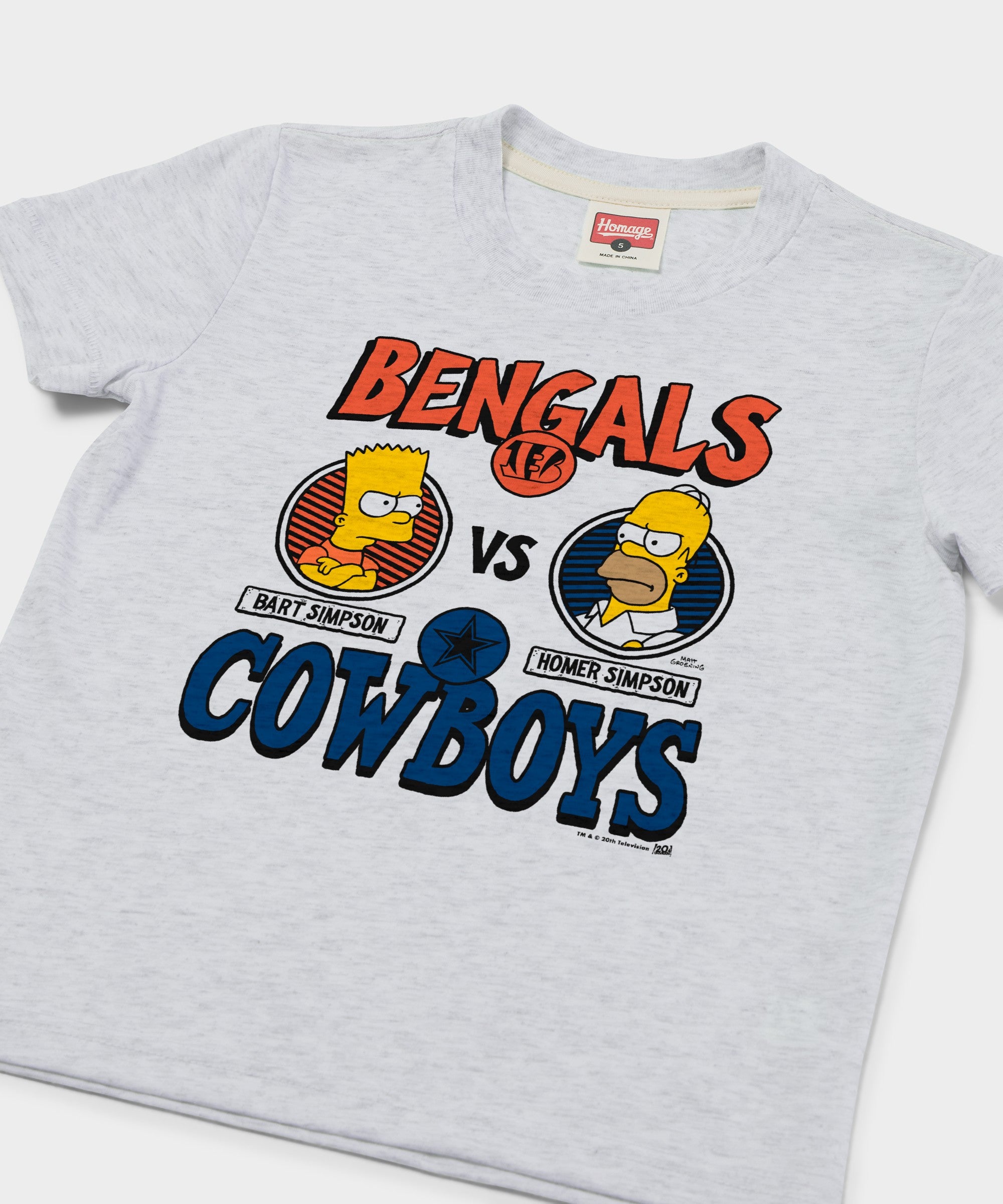 Youth The Simpsons X Bengals Vs Cowboys