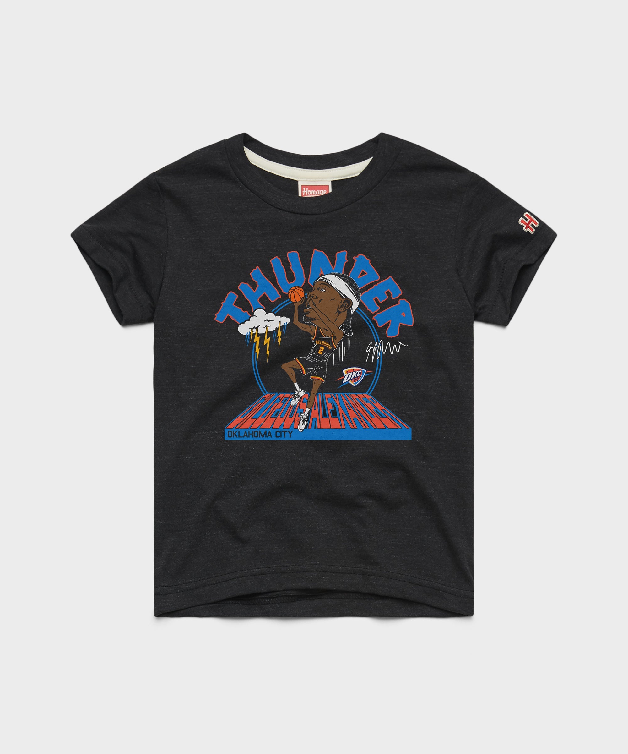 Youth Thunder Shai Gilgeous-Alexander Signature City Edition 2024 Charcoal