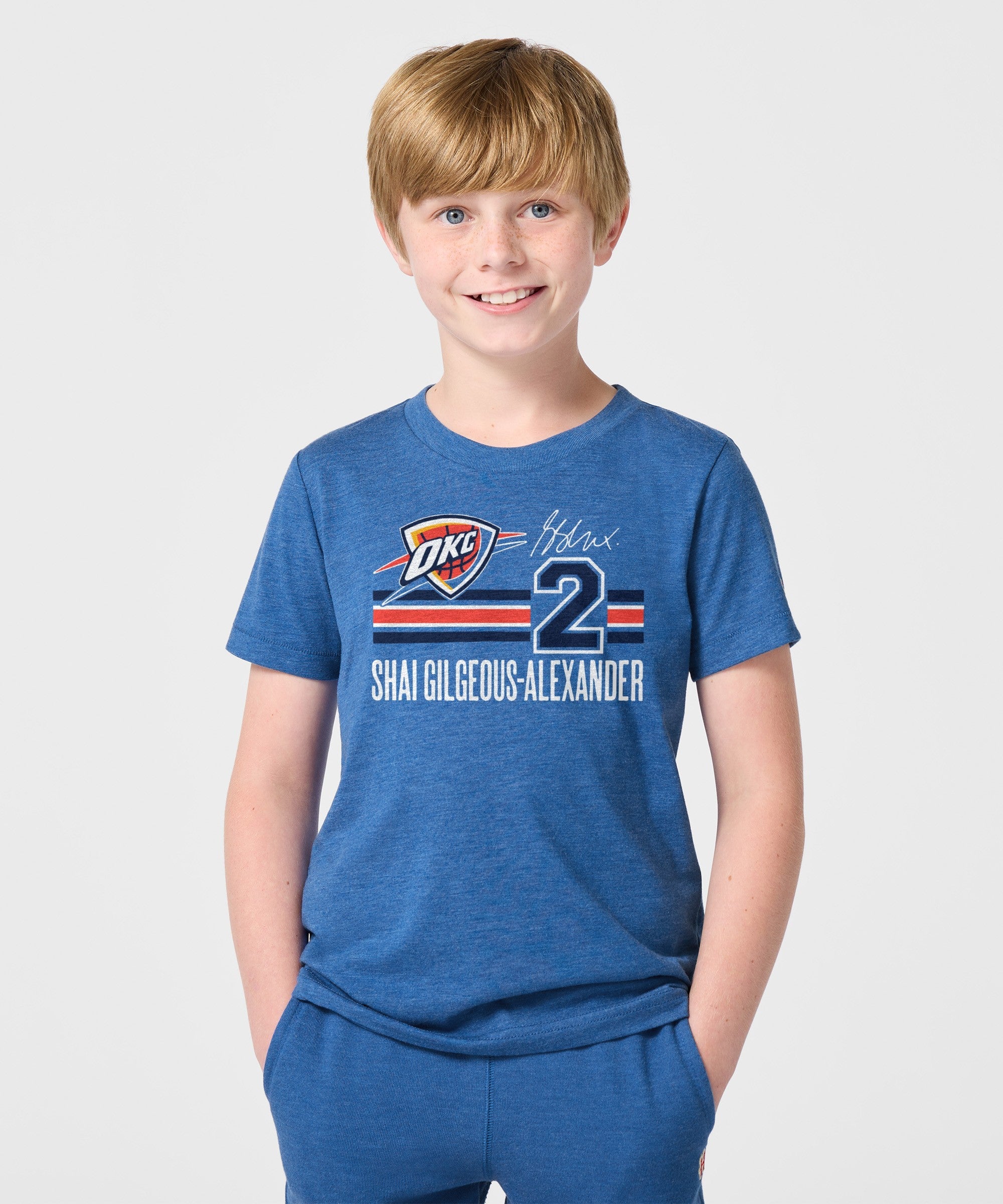 Youth Thunder Shai Gilgeous Alexander Signature Jersey