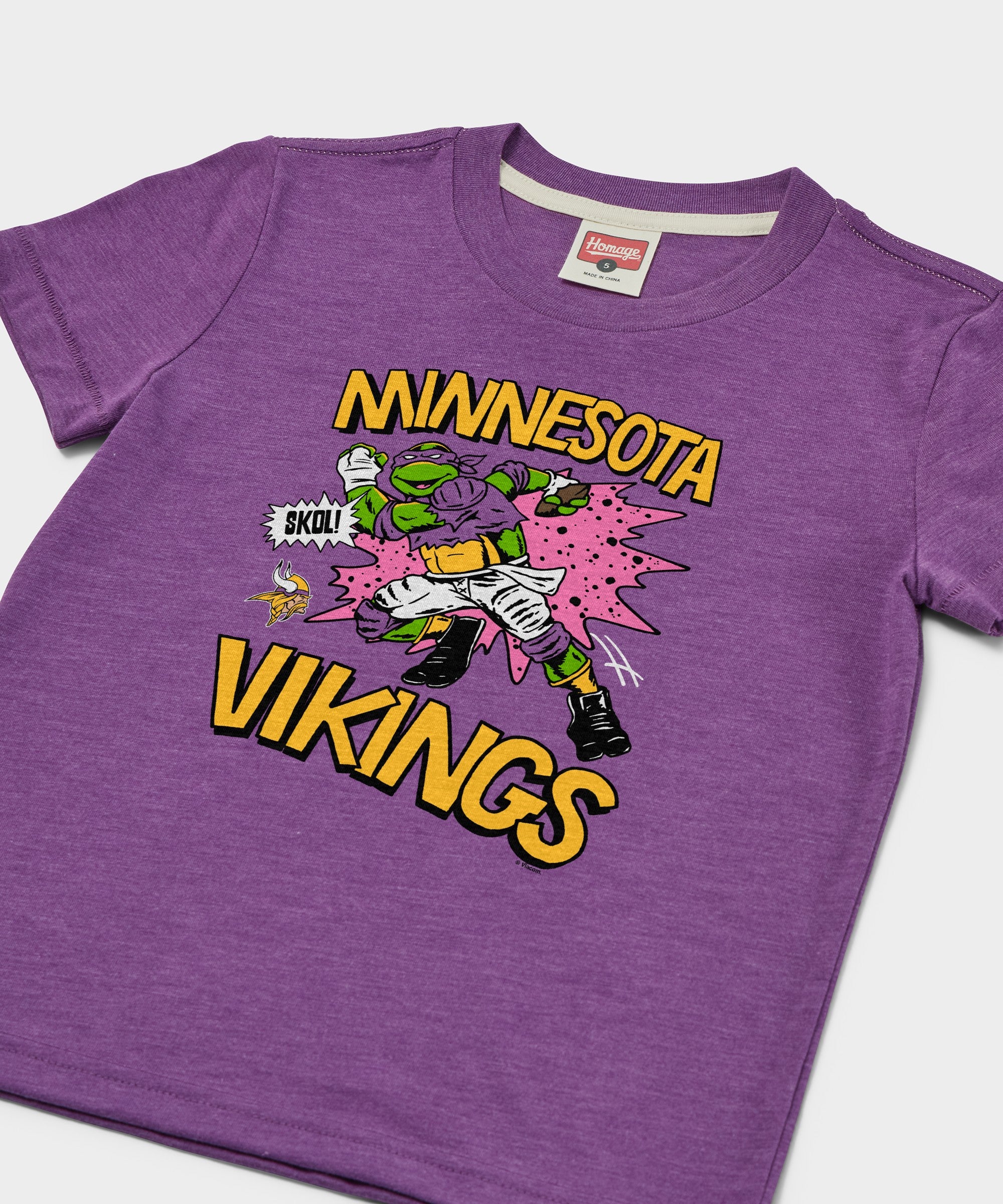 Youth Tmnt Donatello X Minnesota Vikings