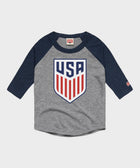 Youth USA Crest Raglan