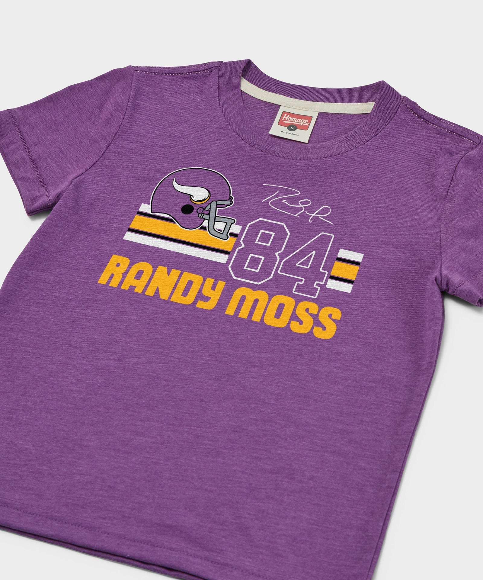 Youth Vikings Randy Moss Signature Jersey