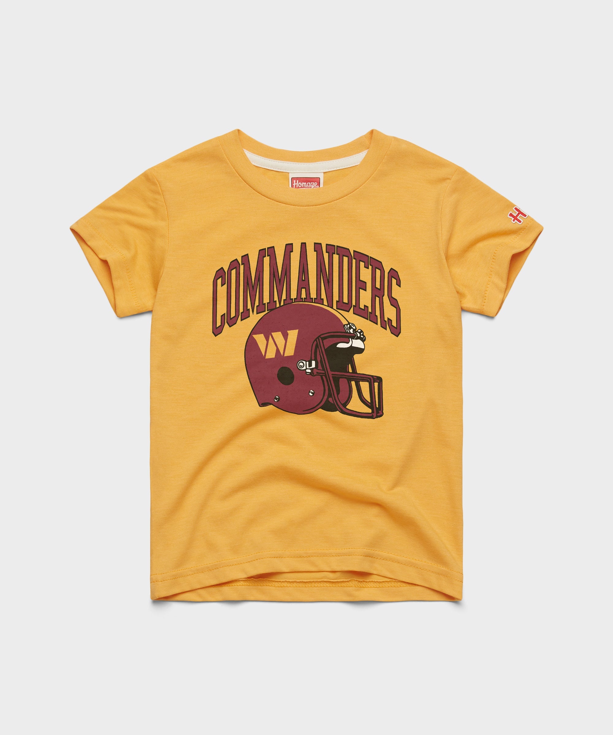 Youth Washington Commanders Helmet Gold