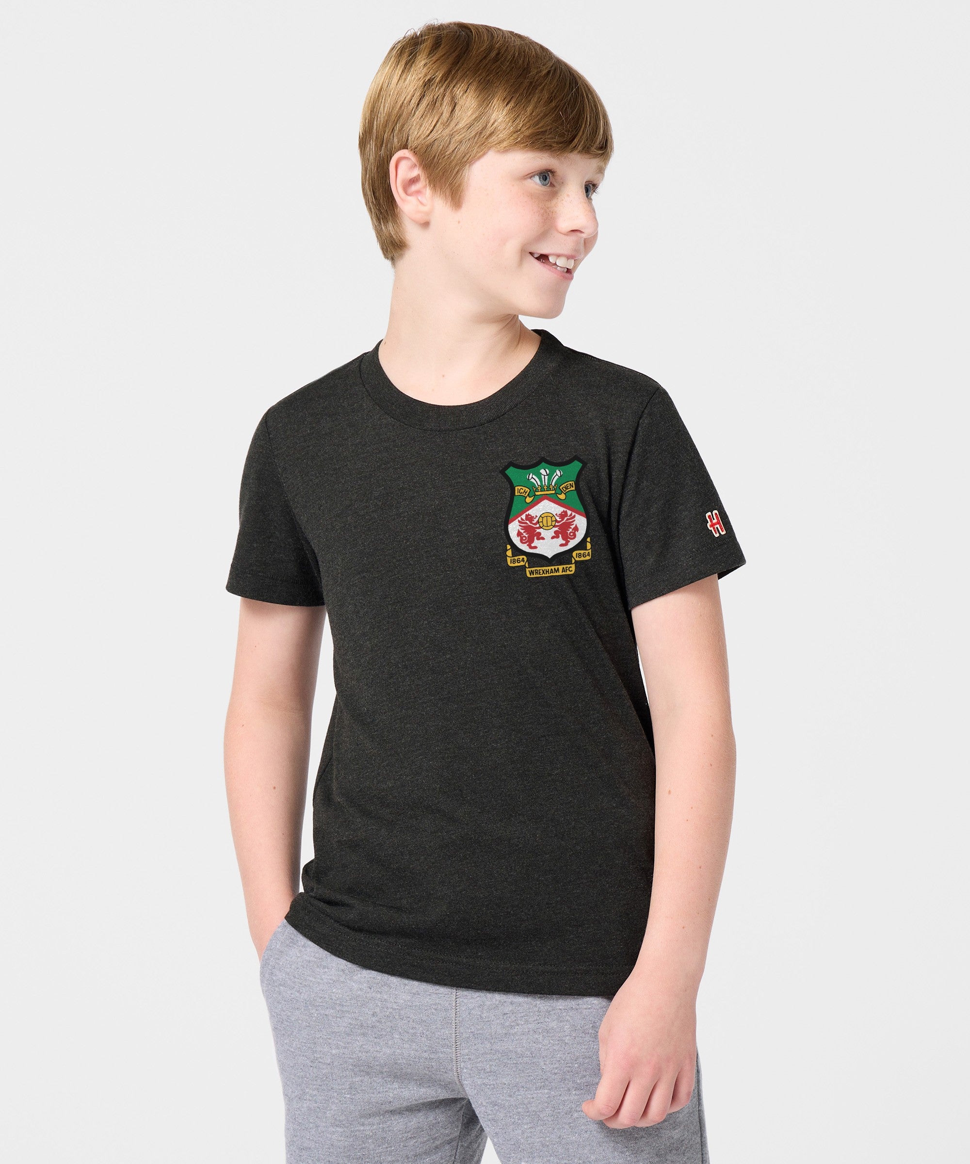 Youth Wrexham Afc Crest Left Chest