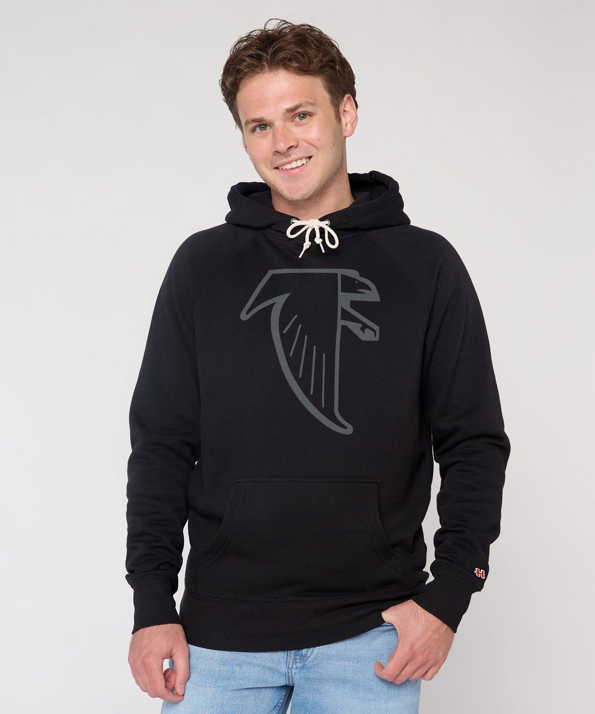 atlanta falcons '90 blackout hoodie