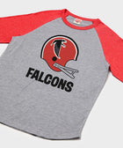 atlanta falcons big helmet raglan