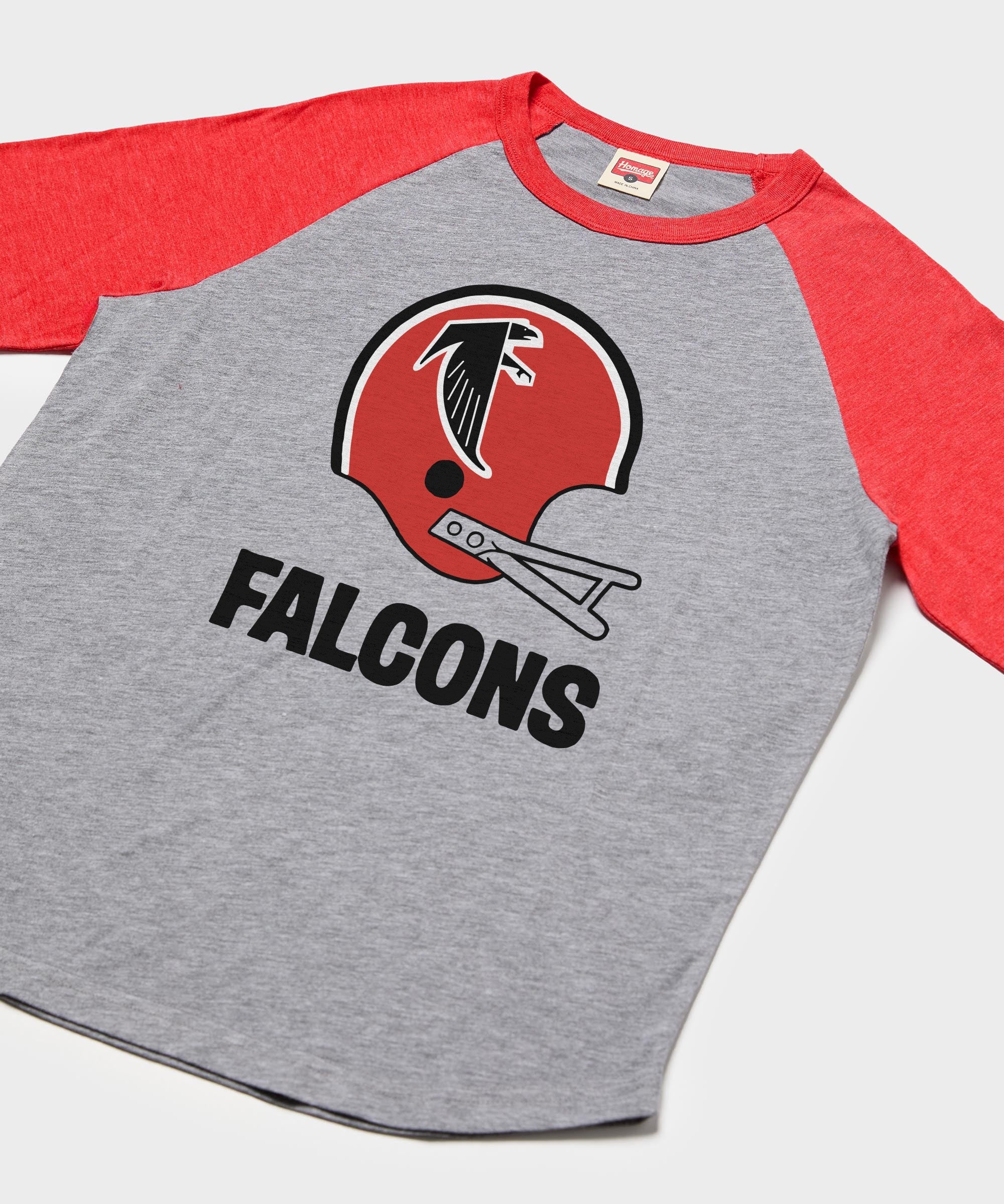 atlanta falcons big helmet raglan