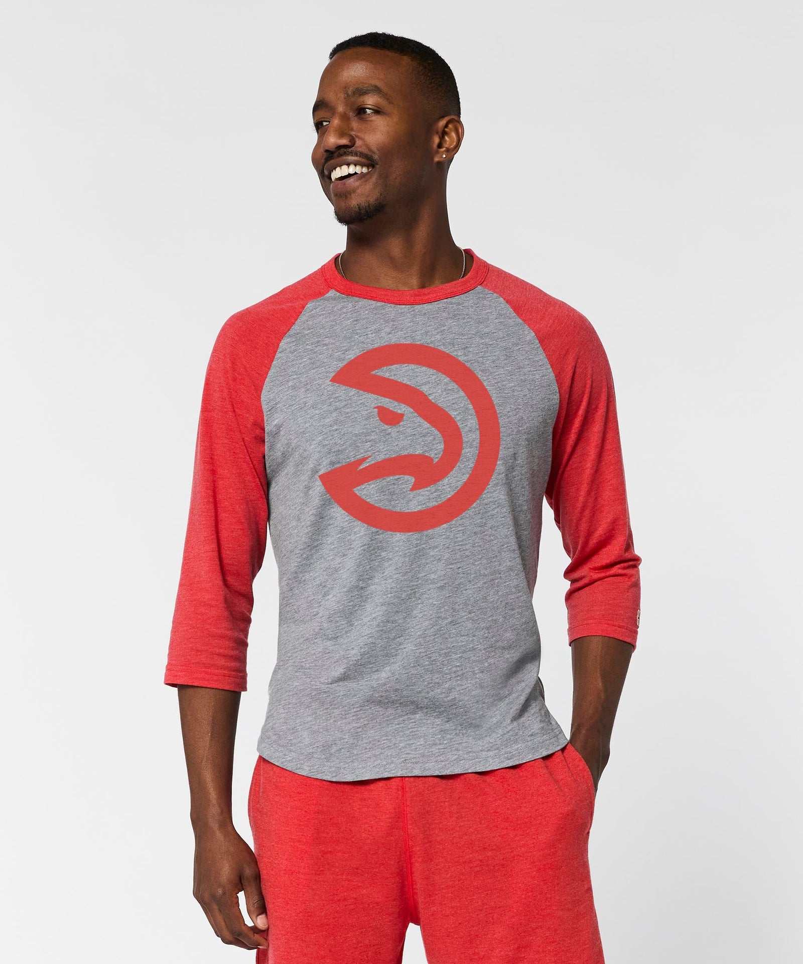 atlanta hawks logo raglan