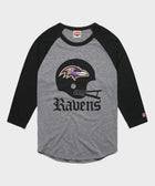 baltimore ravens big helmet raglan