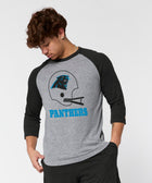 carolina panthers big helmet raglan