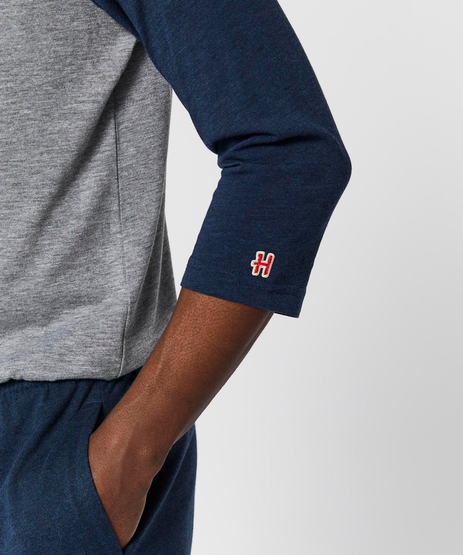 chicago bears big helmet raglan