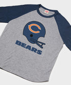 chicago bears big helmet raglan