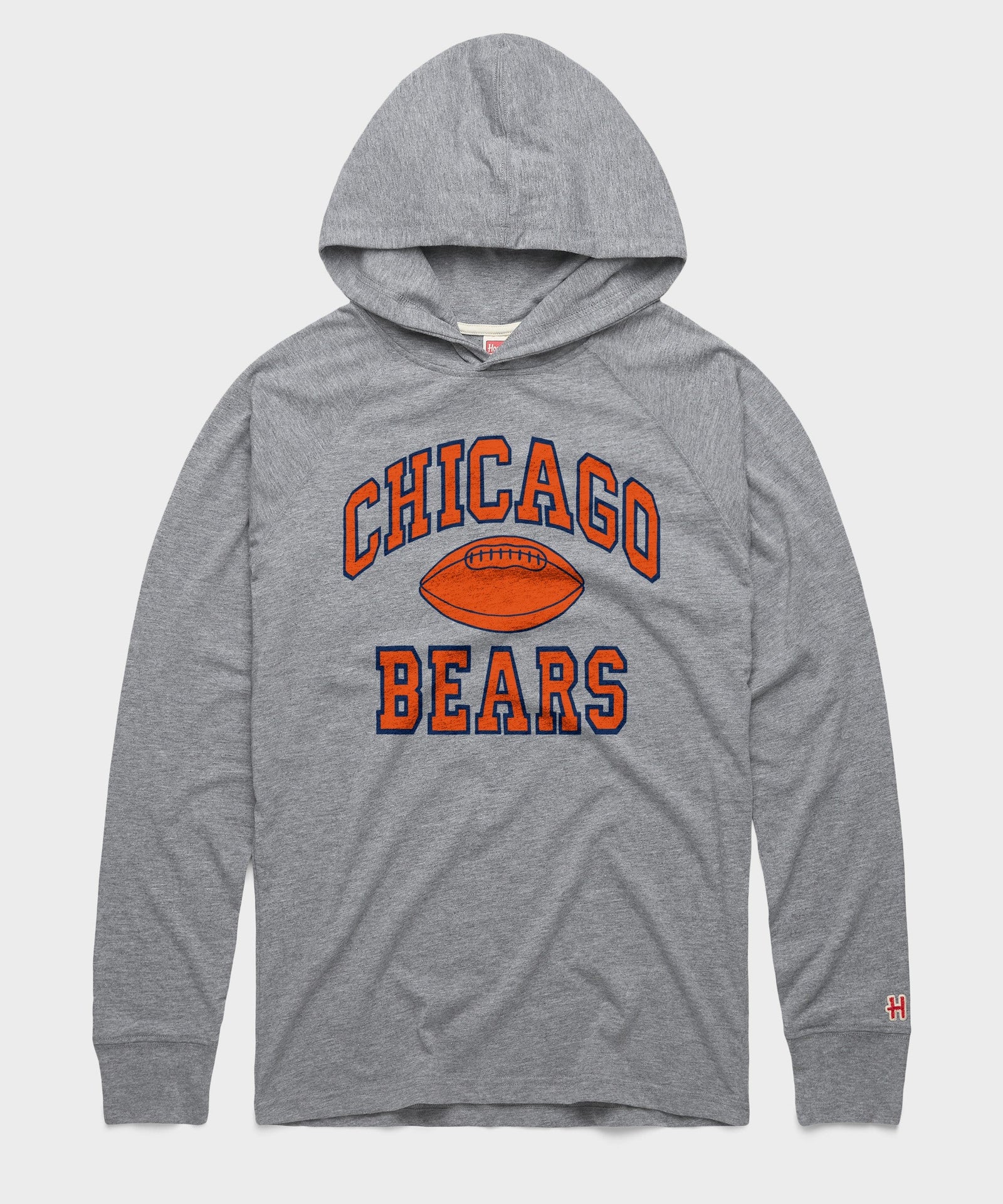 chicago bears gridiron lightweight hoodie