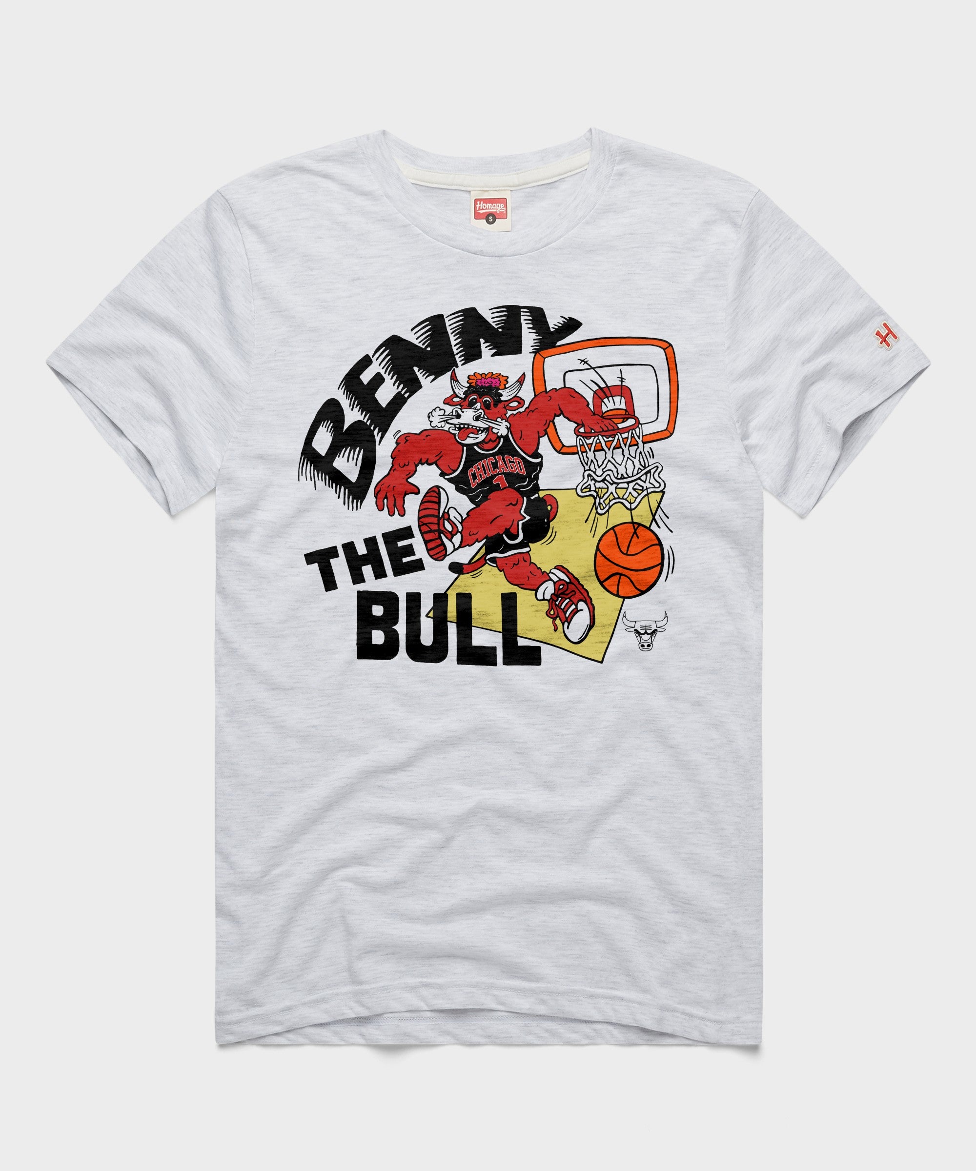 Chicago Bulls Benny The Bull Cartoon