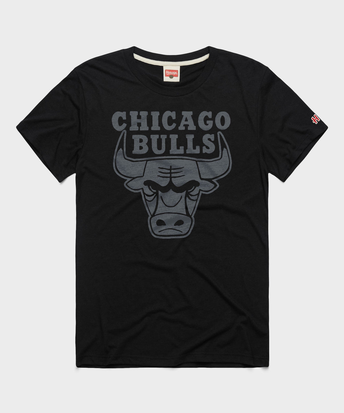 chicago bulls logo blackout