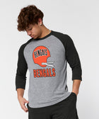 cincinnati bengals big helmet raglan