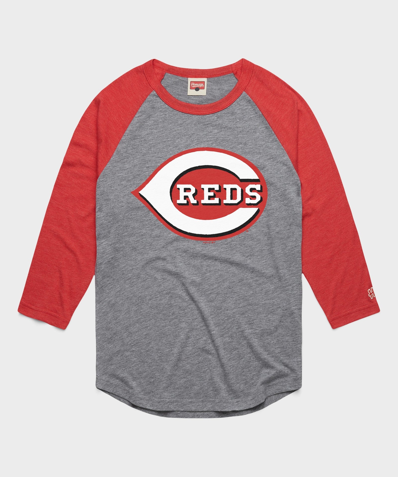 cincinnati reds jersey logo '13 raglan