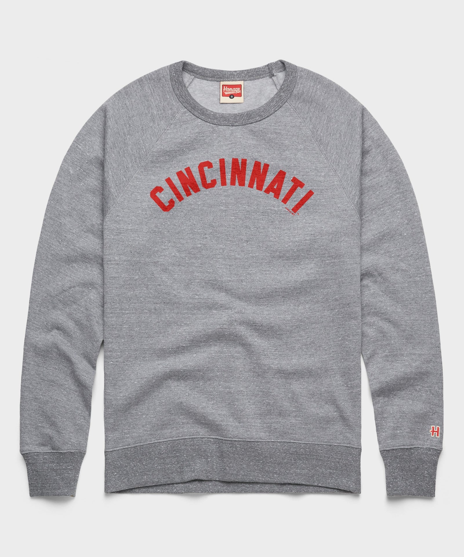 Cincinnati Reds Jersey Logo '67 Crewneck