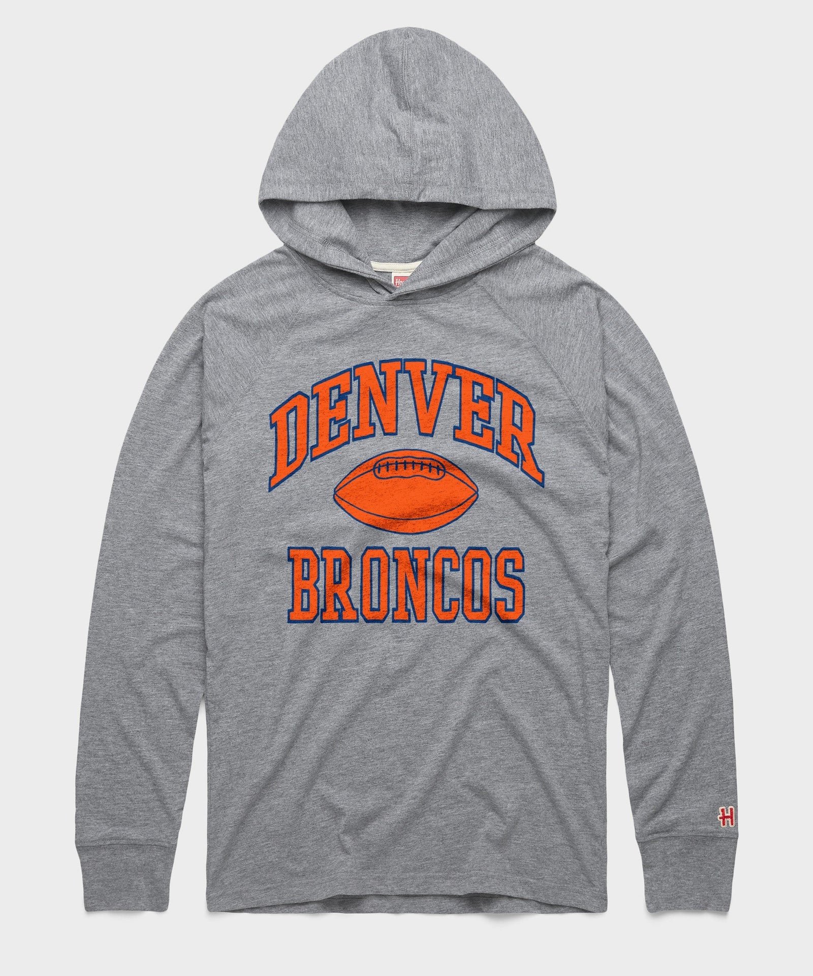denver broncos gridiron lightweight hoodie