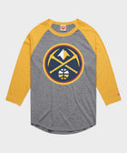 denver nuggets logo raglan