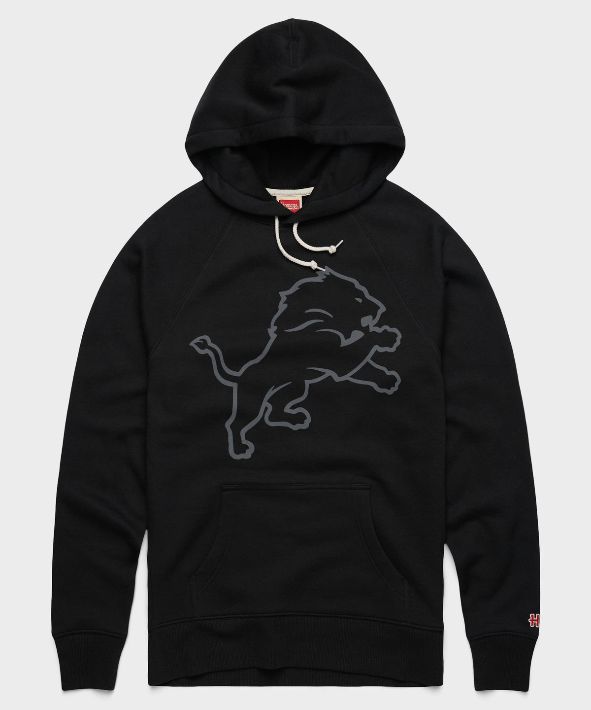 detroit lions '17 blackout hoodie