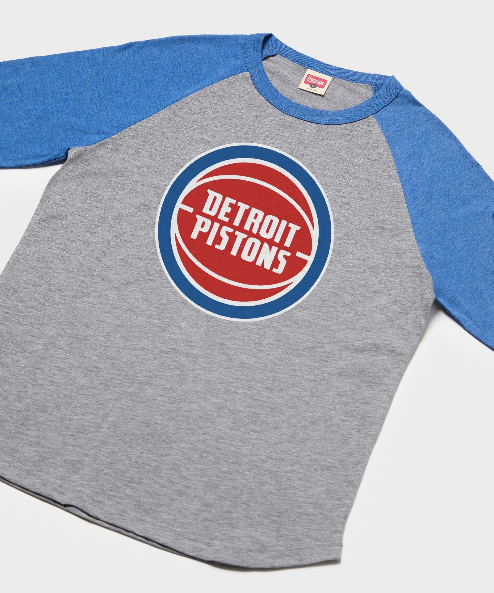 detroit pistons logo raglan