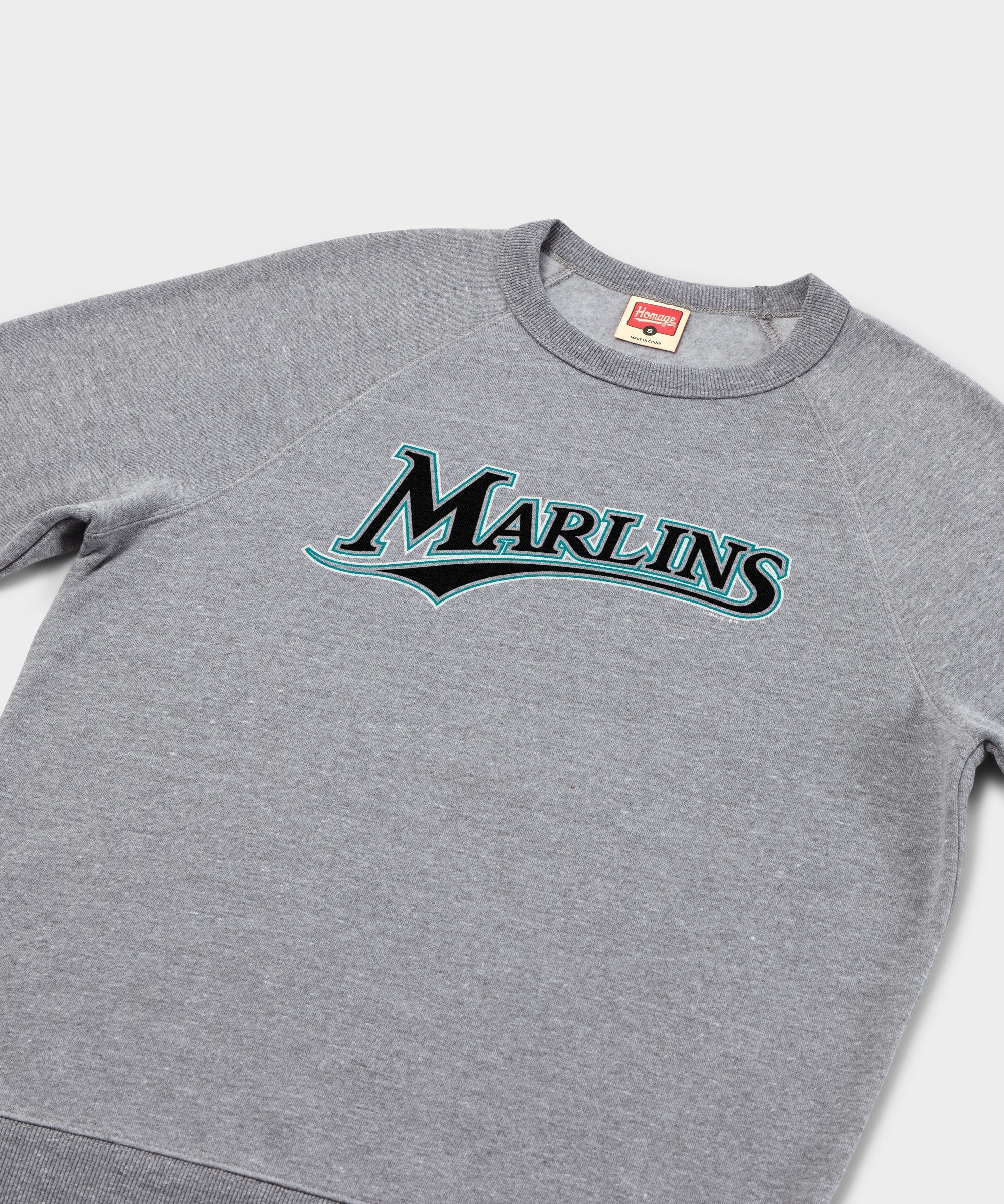 florida marlins jersey logo '93 crewneck