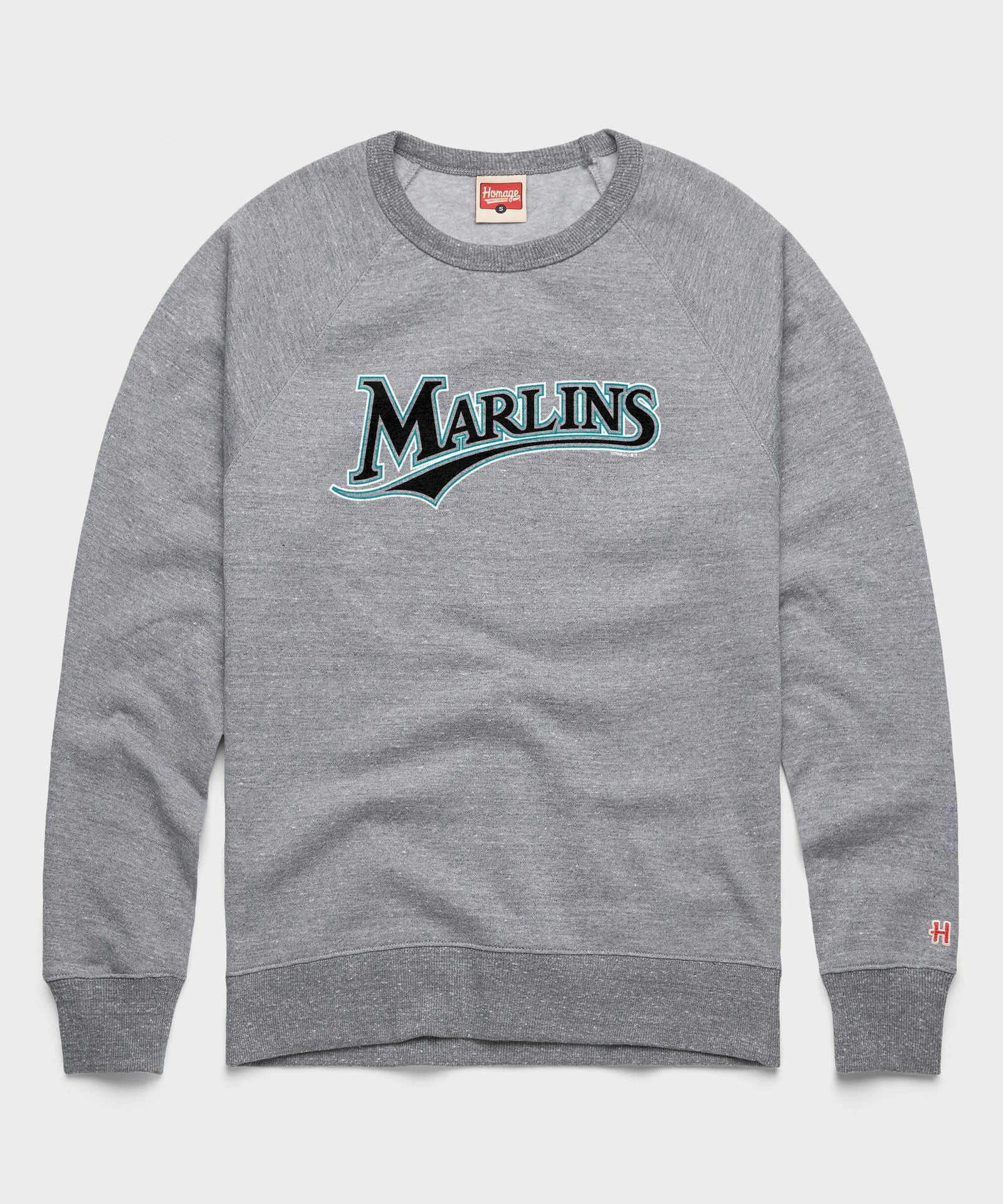 florida marlins jersey logo '93 crewneck