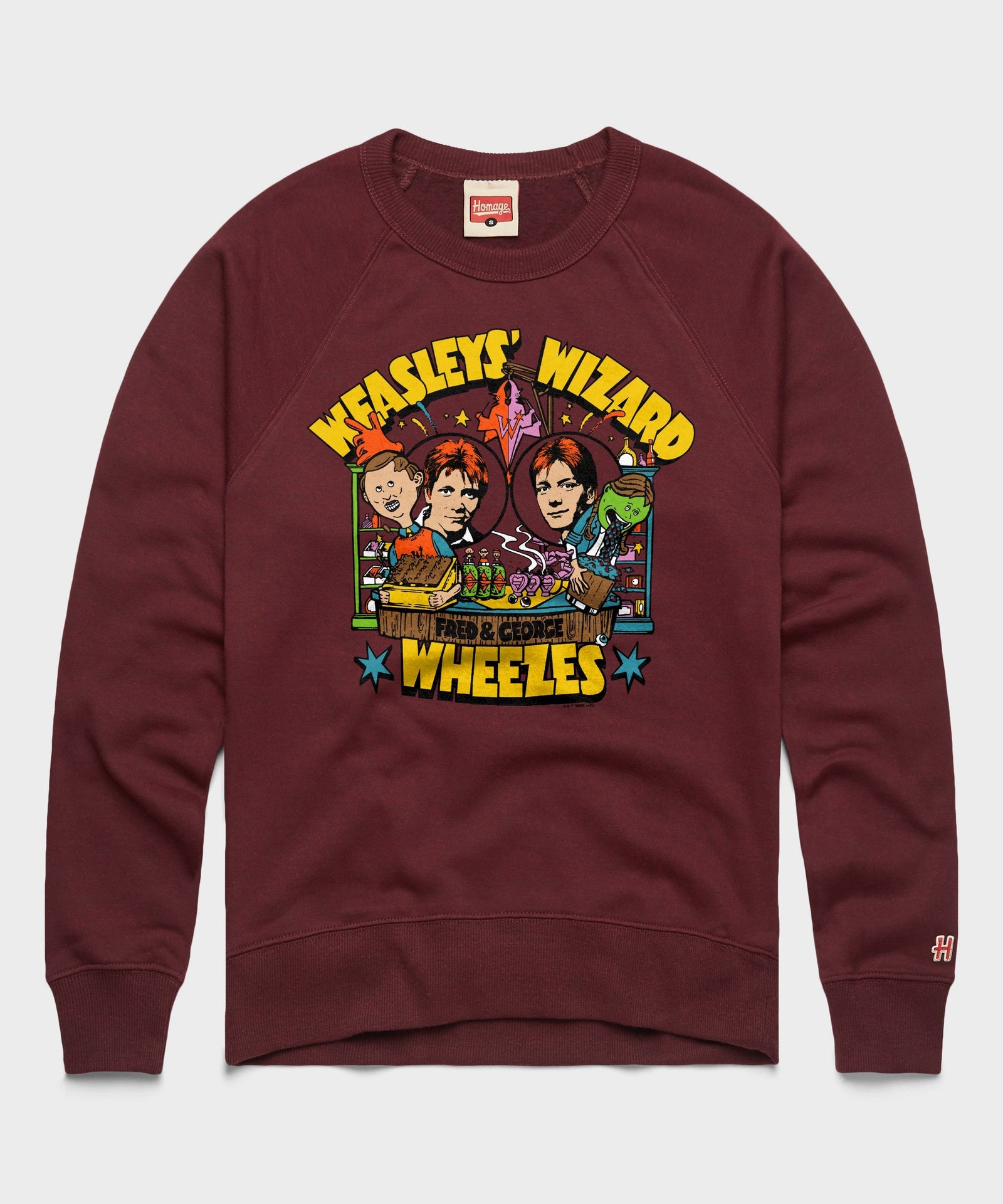 fred and george weasley crewneck